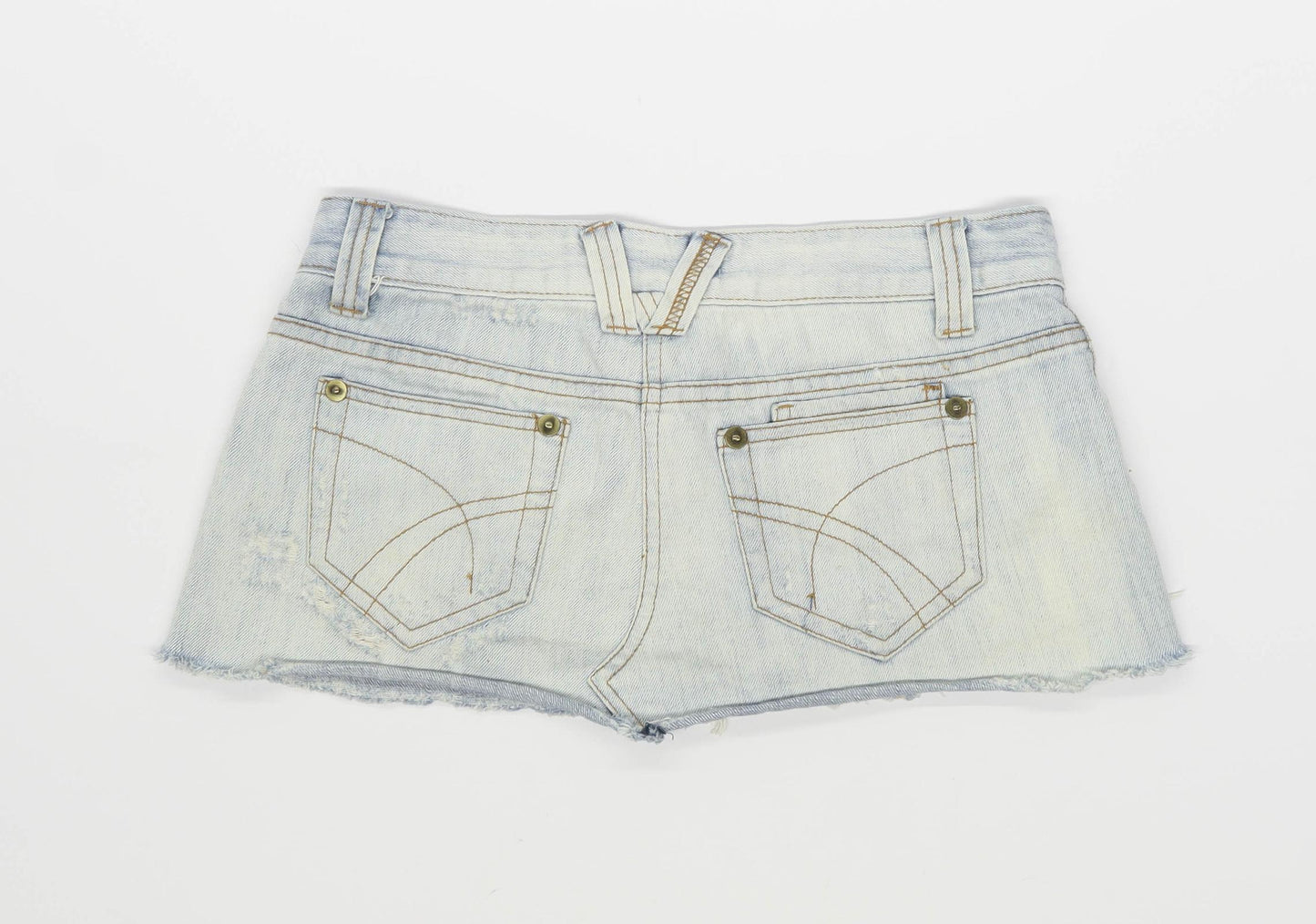 Influence Womens Size 8 Denim Blue Skirt (Regular)