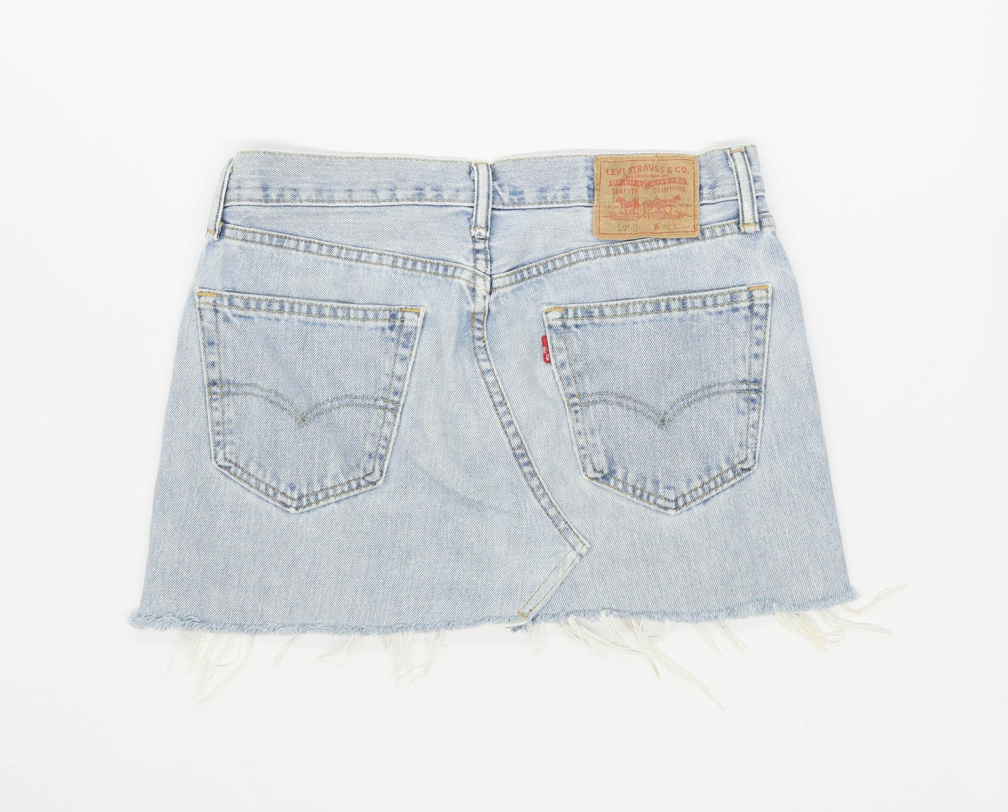Levis Womens Size W30 Denim Blue Skirt (Regular)