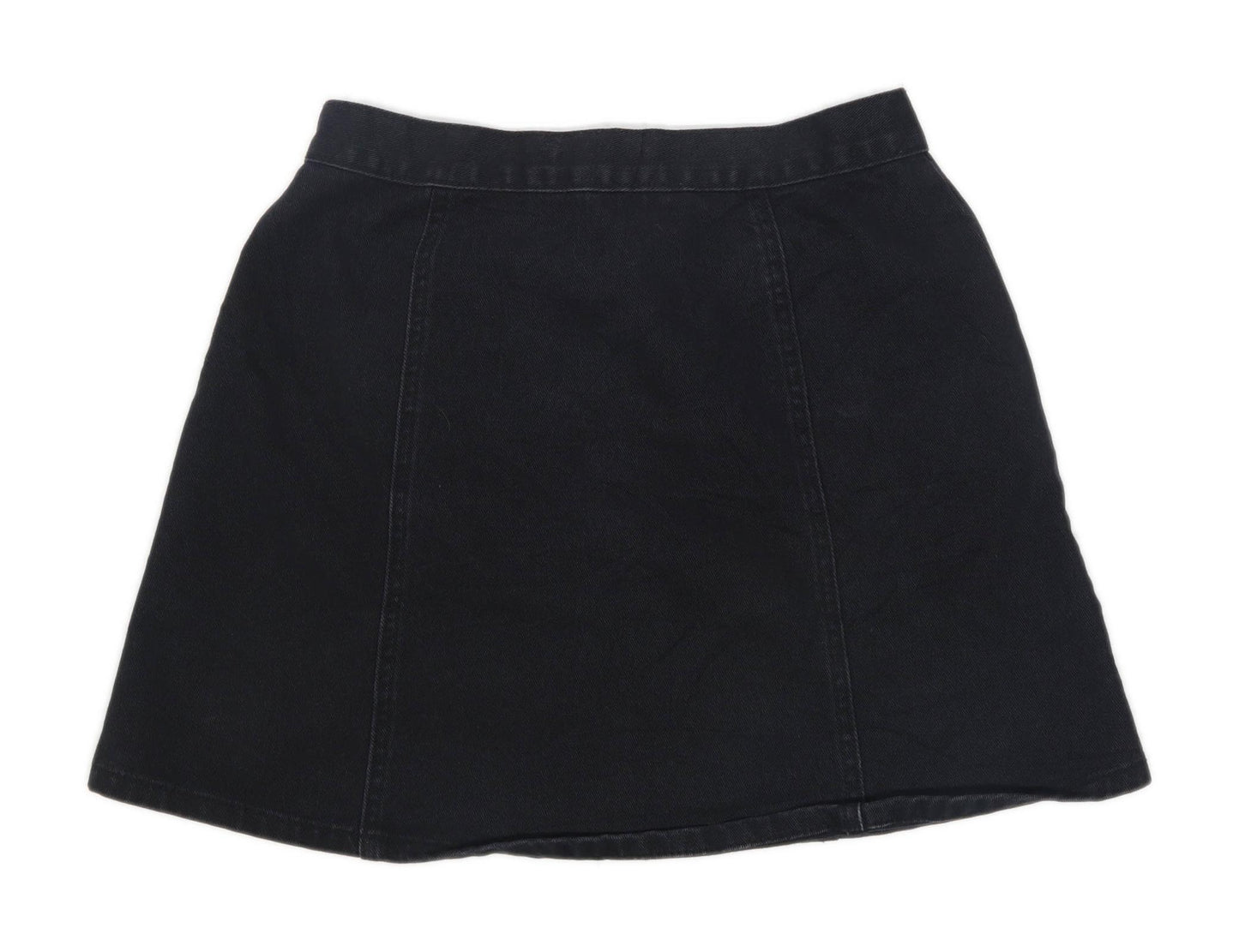 Cooperative Womens Size S Denim Black Skirt (Regular)