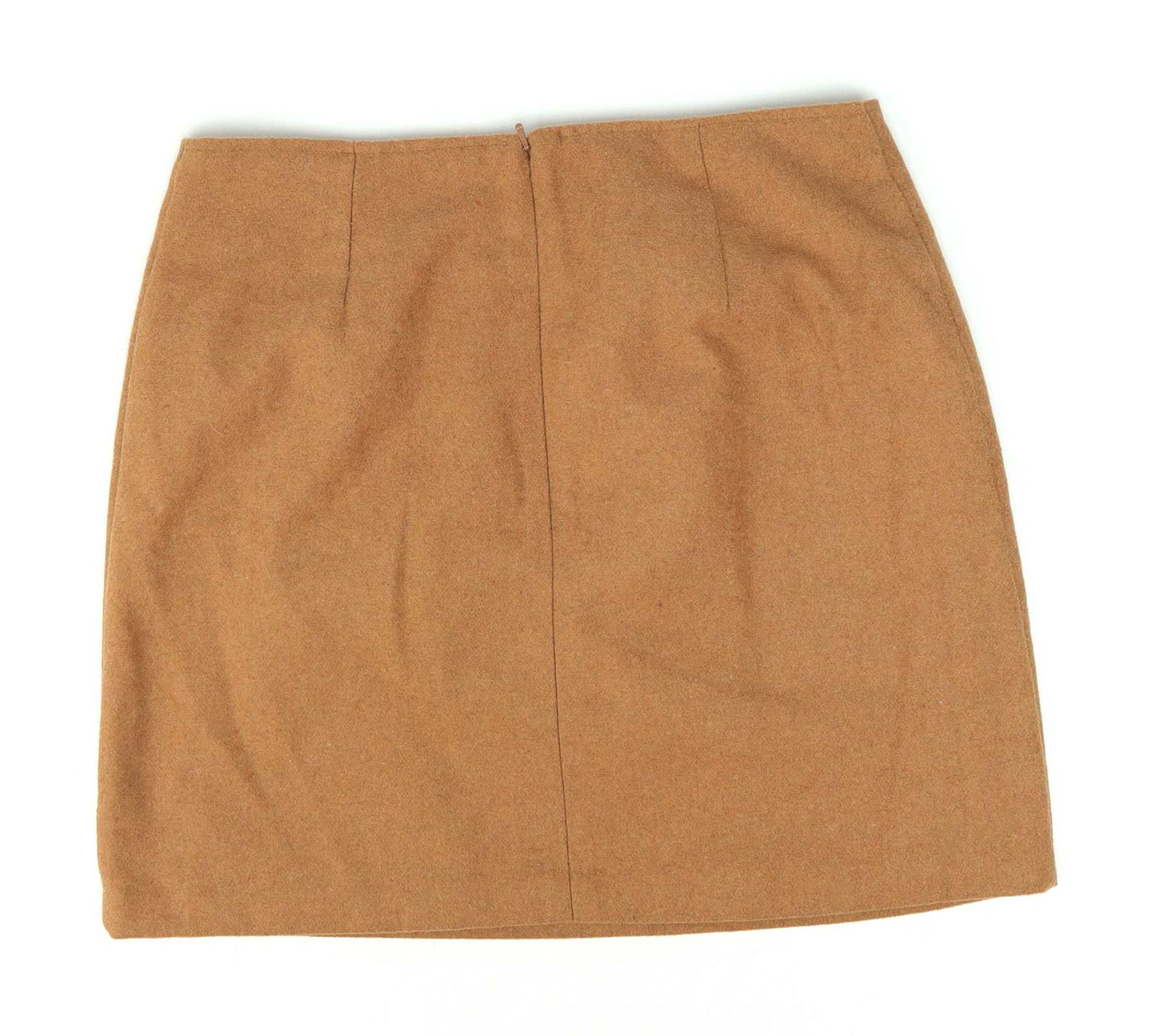 Papaya Womens Size 10 Brown Skirt (Regular)