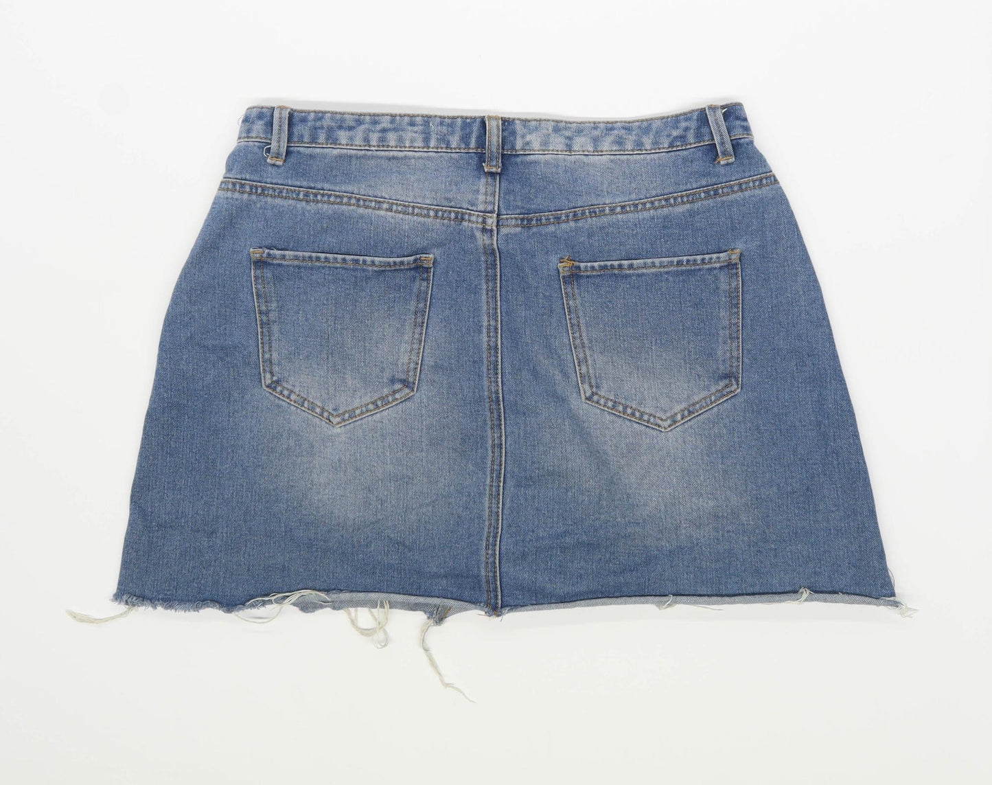 Denim Co Womens Size 14 Denim Blue Skirt (Regular)