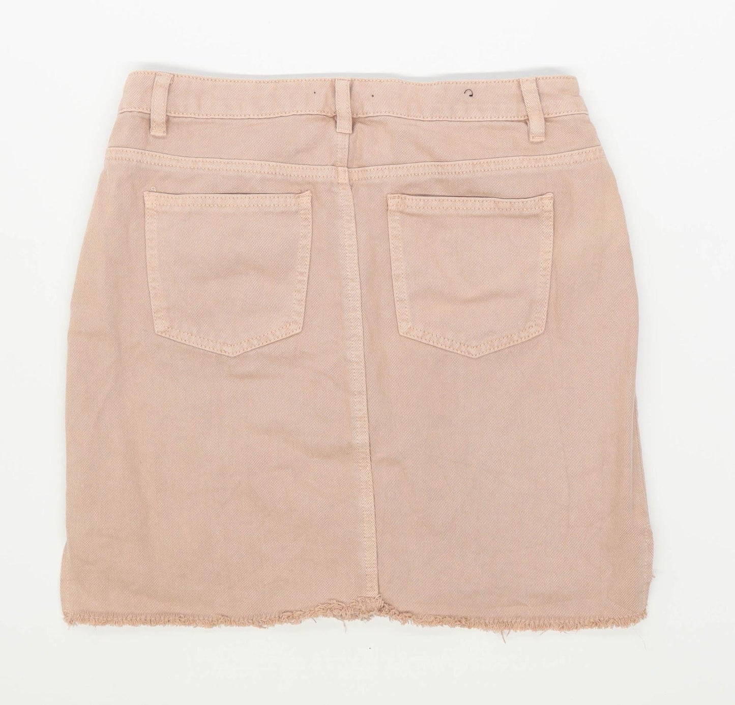 365 Denim Womens Size 10 Denim Pink Skirt (Regular)