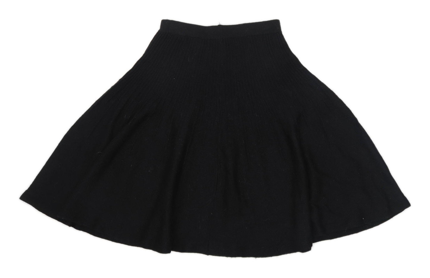 H&M Womens Size XS Black Knitted Skirt (Regular)