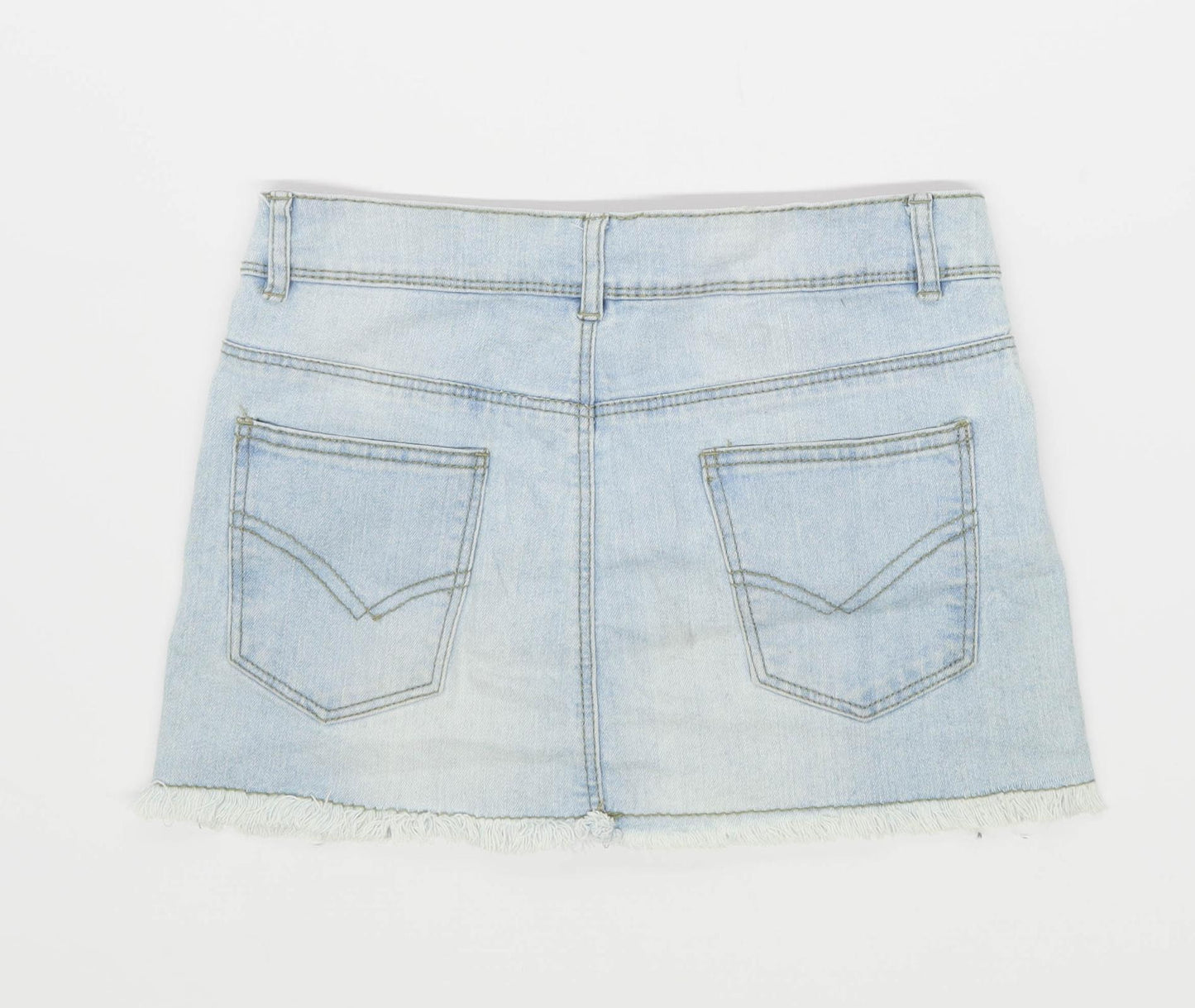 Denim Co Womens Size 6 Denim Blue Skirt (Regular)