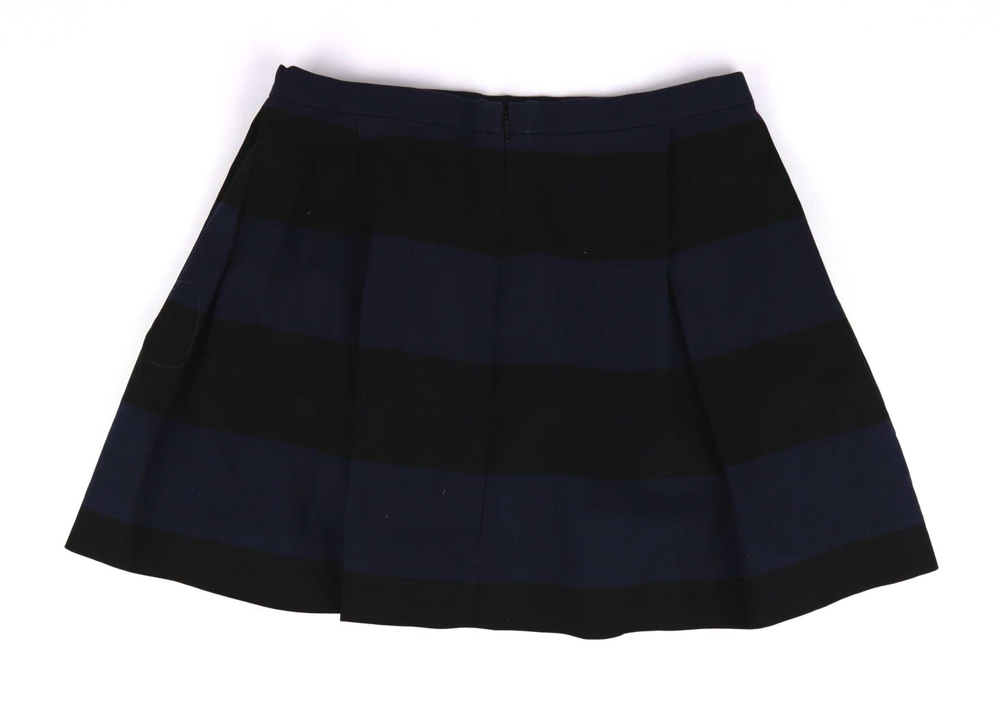 Gap Womens Size 8 Blue Striped Cotton Blend Skirt (Regular)