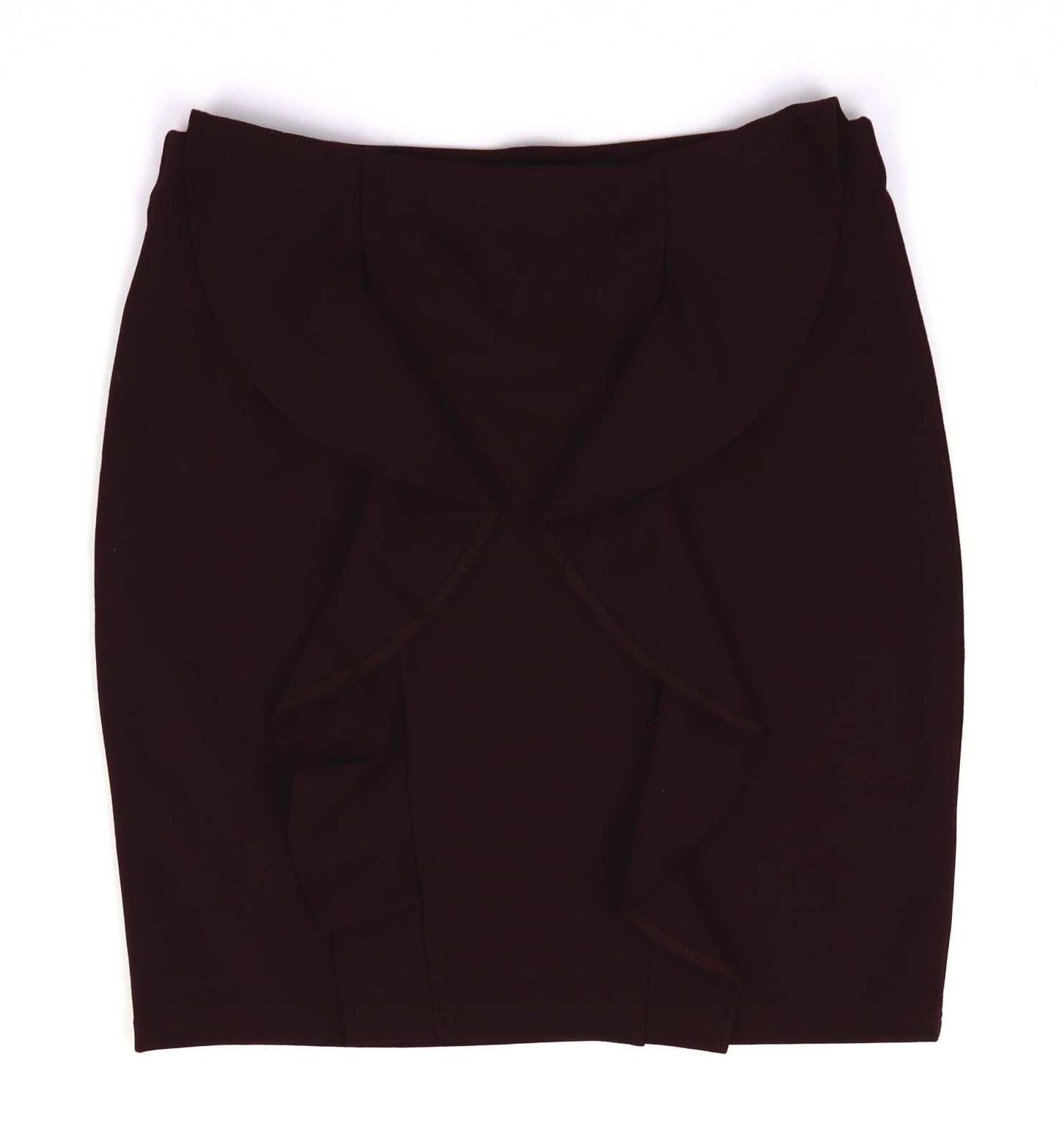 Dorothy Perkins Womens Size 8 Red Burgundy Skirt (Regular)