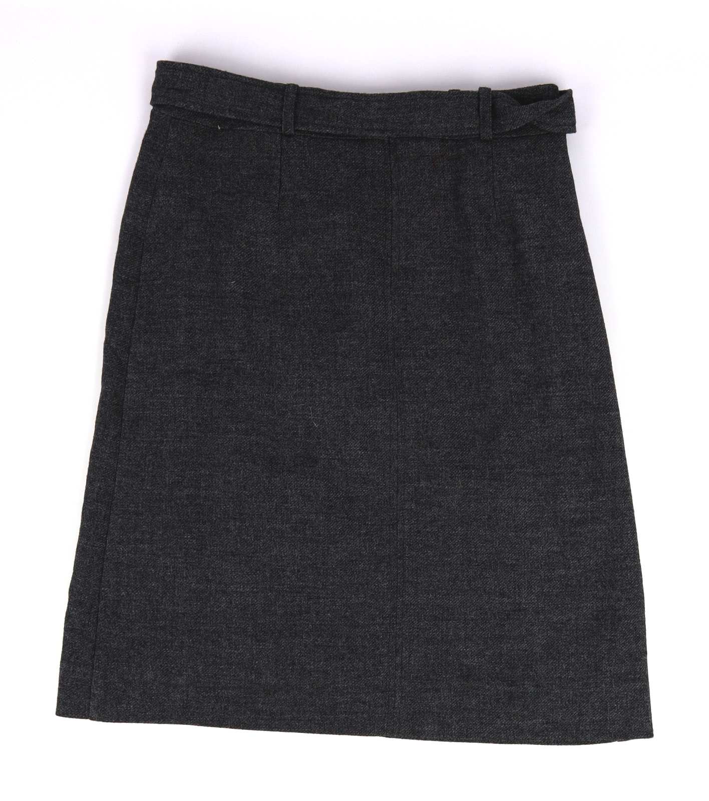 Caroll Paris Womens Size W30 Grey Wool Blend Skirt (Regular)