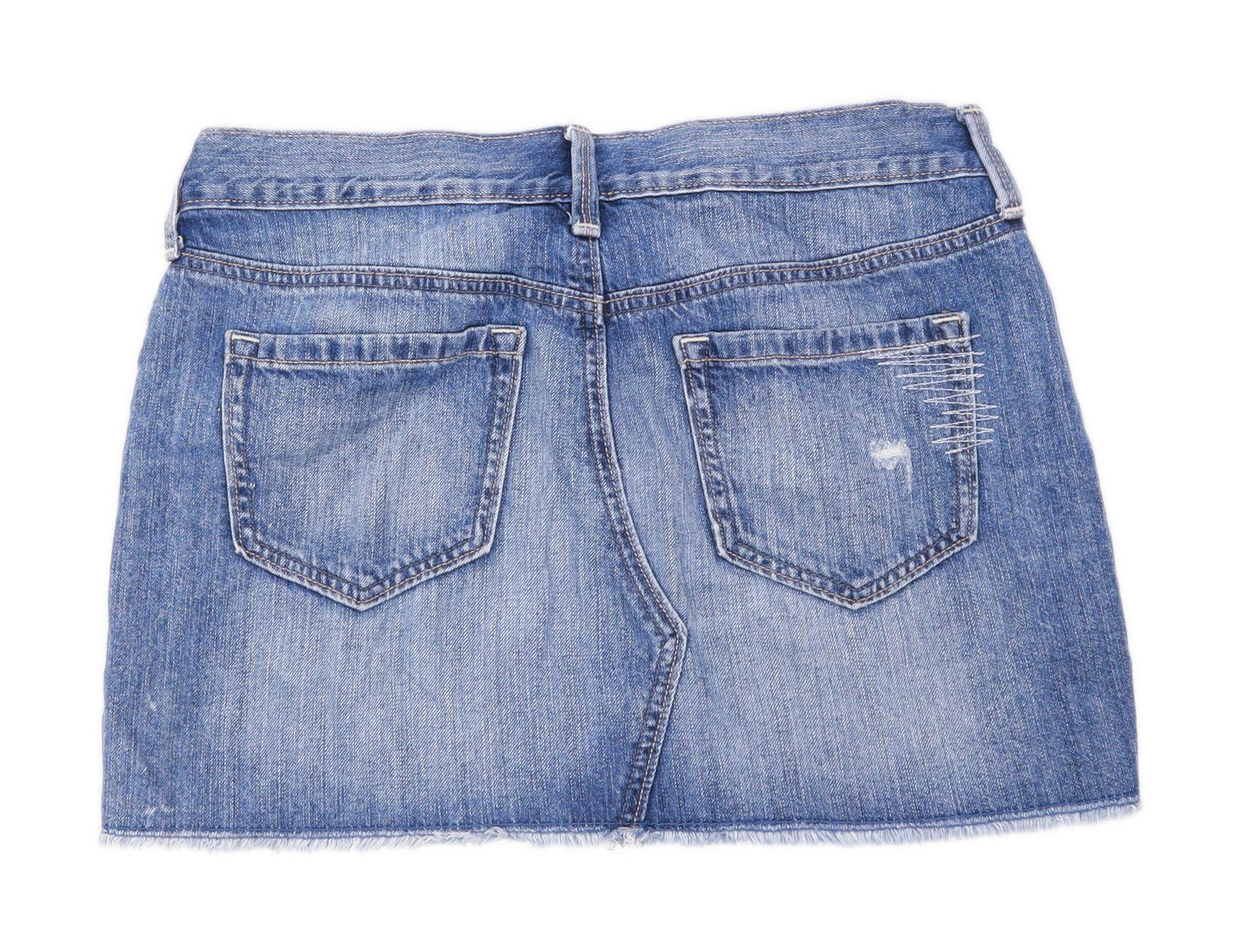 Old Navy Womens Size 4 Denim Blue Skirt (Regular)