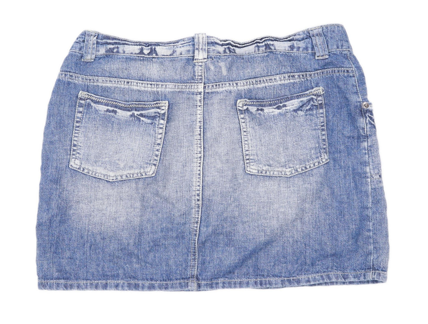 Denim Co Womens Size 14 Denim Blue Skirt (Regular)