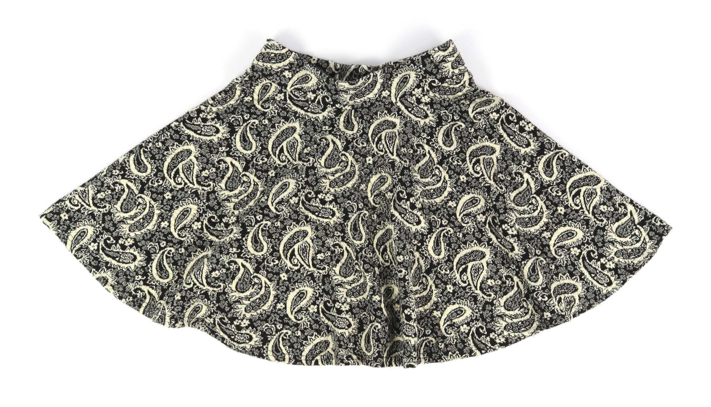 Pins & Needles Womens Size S White Paisley Skirt (Regular)