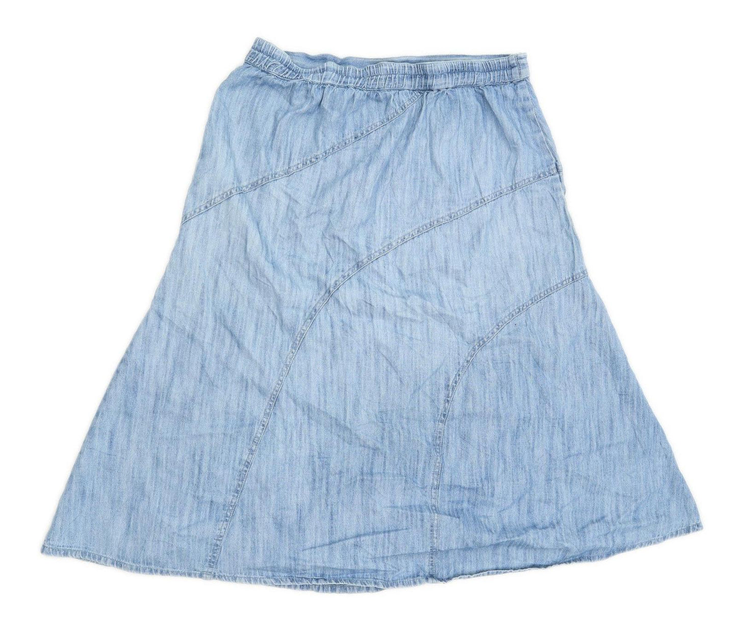 Being Casual Womens Size W32 Denim Blue Skirt (Regular)