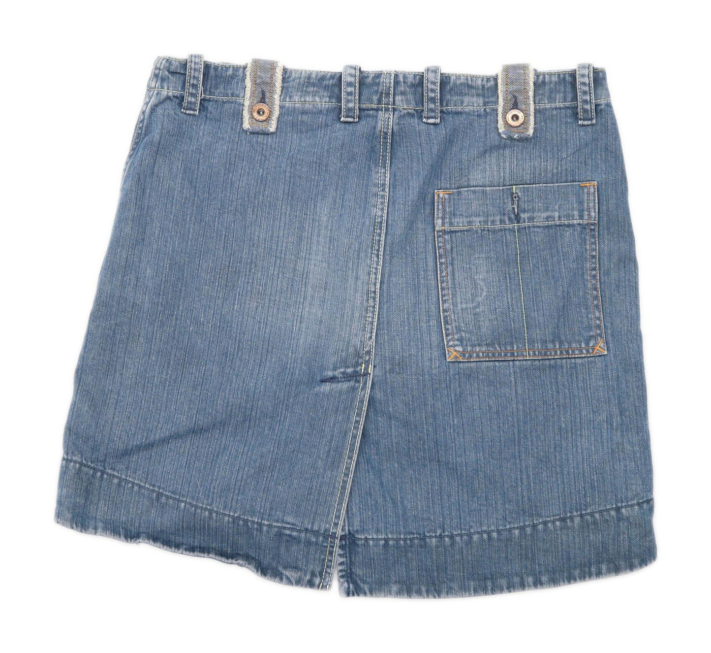 Diesel Womens Size W34 Denim Blue Skirt (Regular)