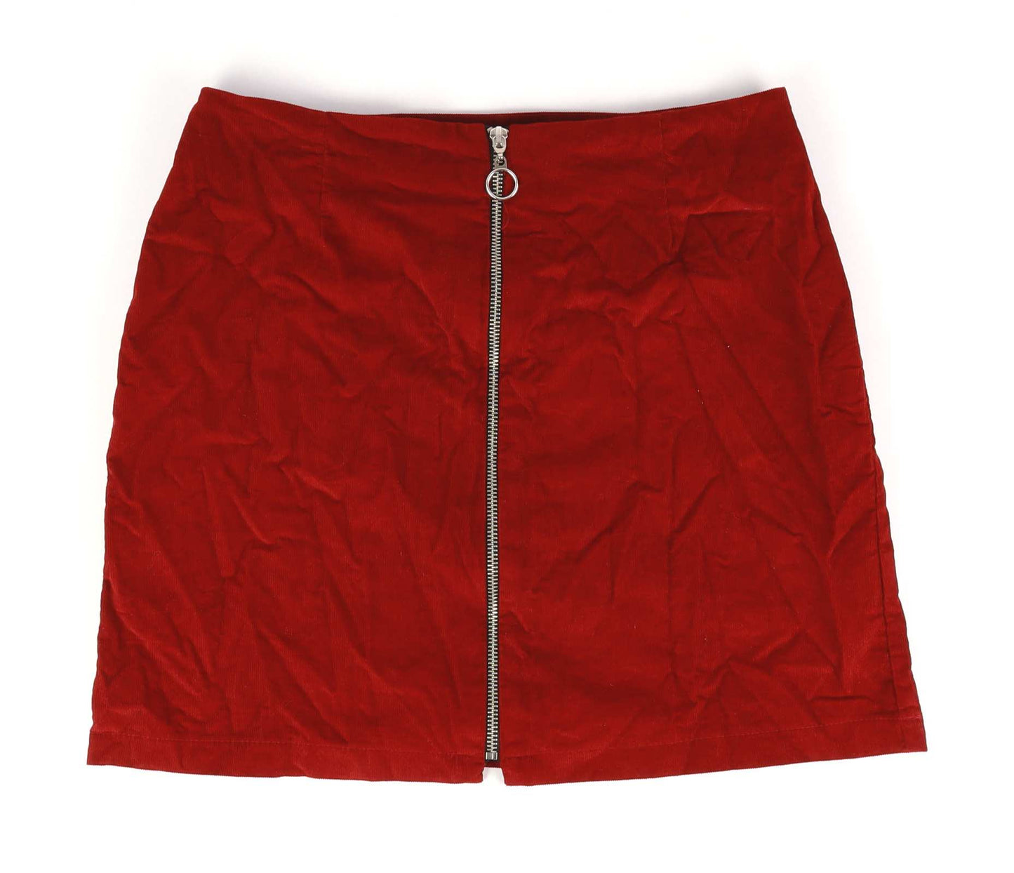 Atmosphere Womens Size 12 Red Cotton Skirt (Regular)