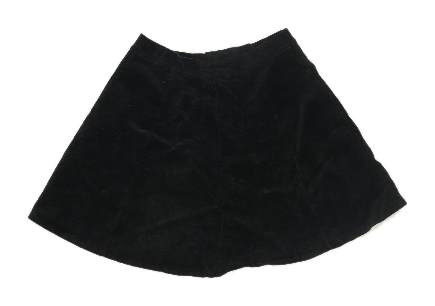 Brandy Melville Womens Size W26 Corduroy Textured Black Skirt (Regular)