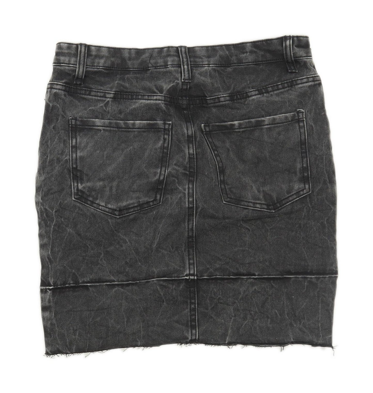 Cheap Monday Womens Size S Denim Grey Skirt (Regular)