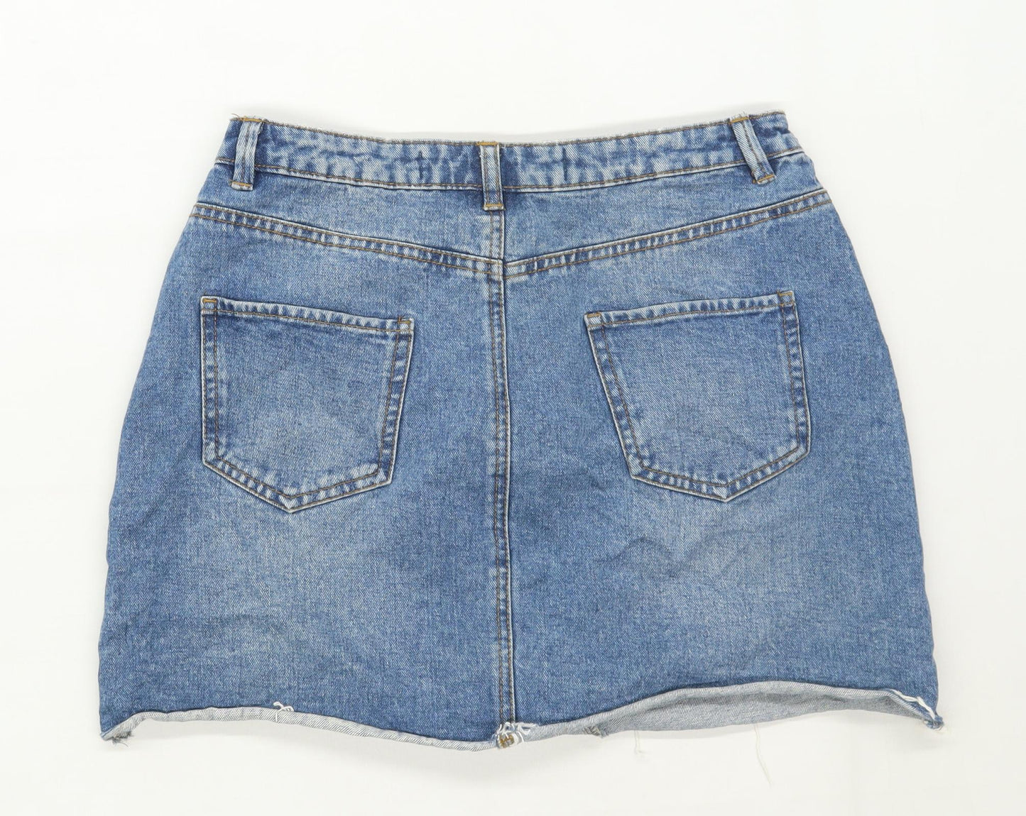 Denim Co Womens Size 12 Denim Blue Skirt (Regular)