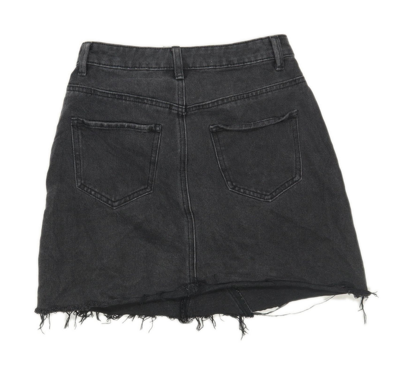Denim Co Womens Size 6 Denim Grey Skirt (Regular)