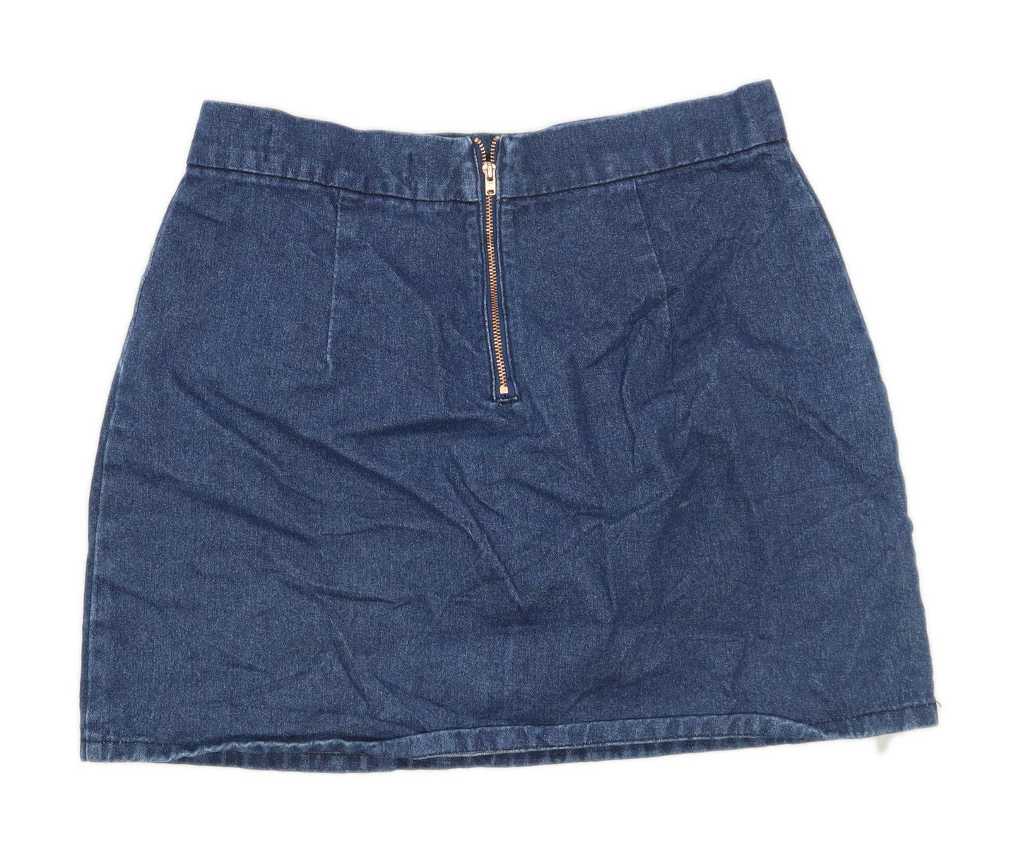 Denim Co Womens Size 12 Denim Blue Skirt (Regular)