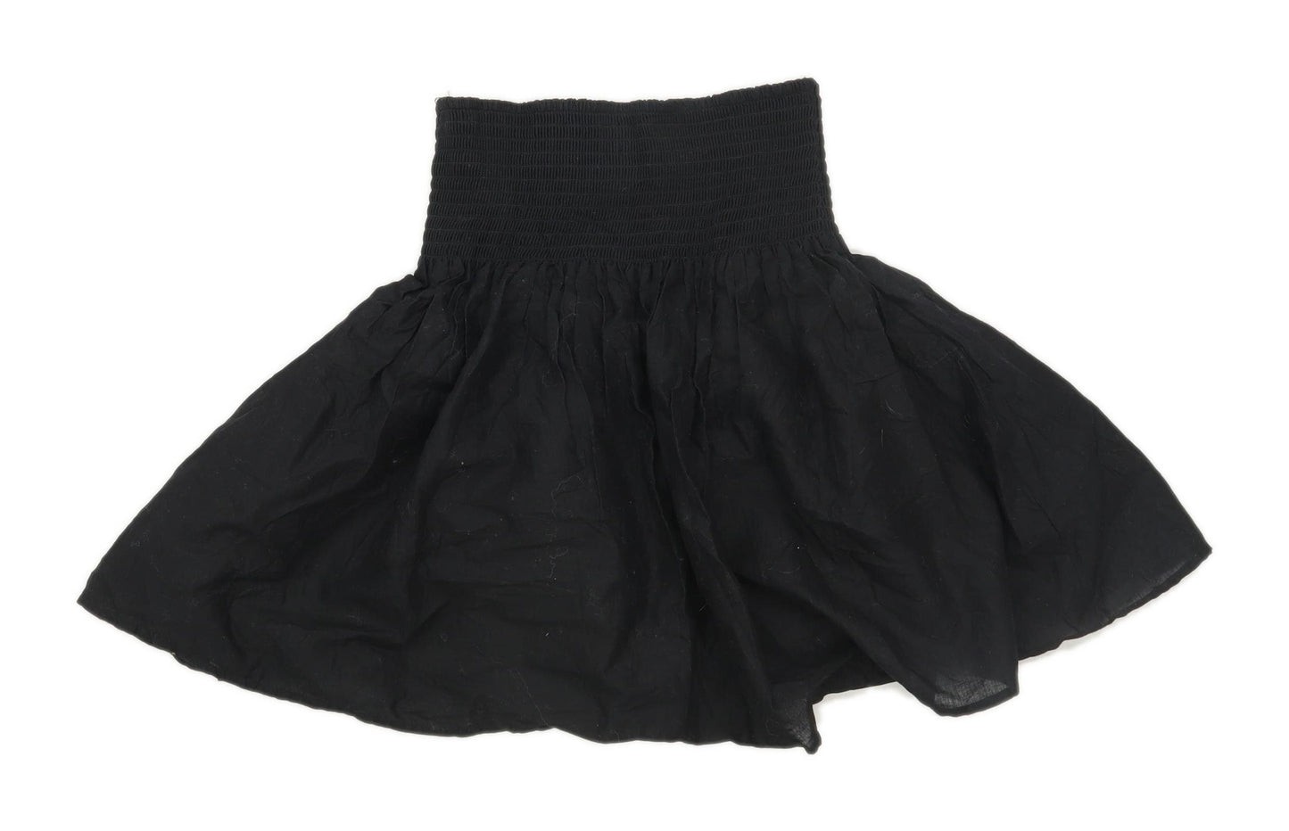H&M Womens Size XS Cotton Black Skirt (Regular)