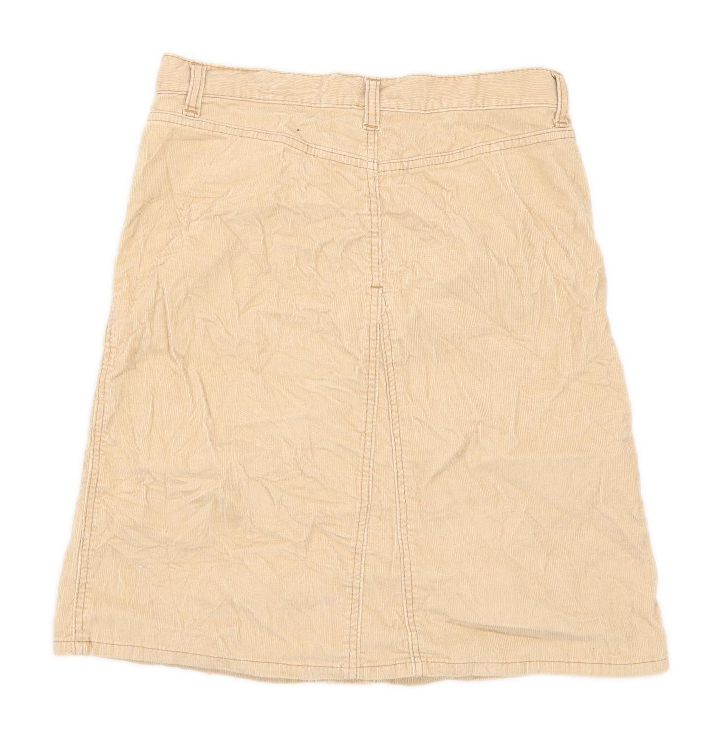 Gap Womens Size W32 Corduroy Textured Brown A-Line Skirt (Regular)