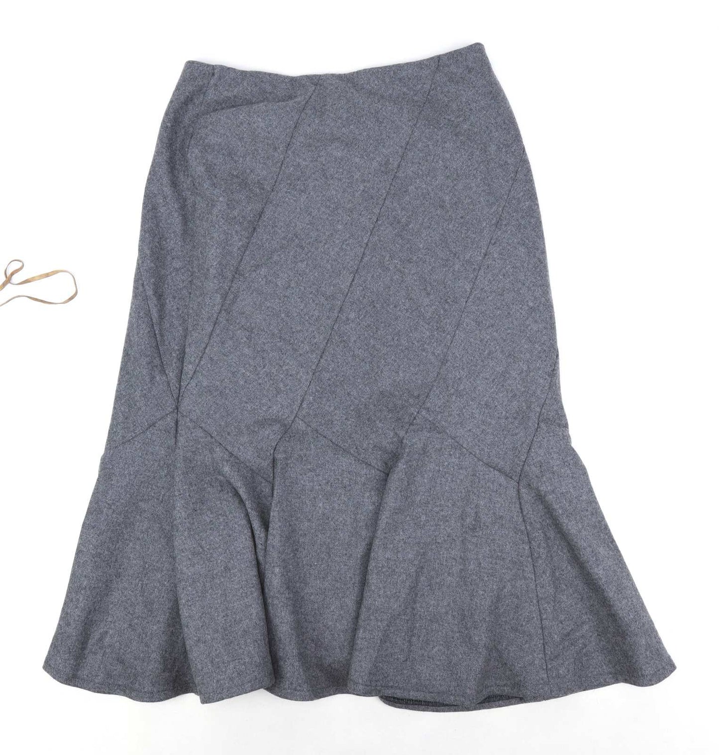 Autograph Womens Size 10 Wool Blend Grey Skirt (Regular)