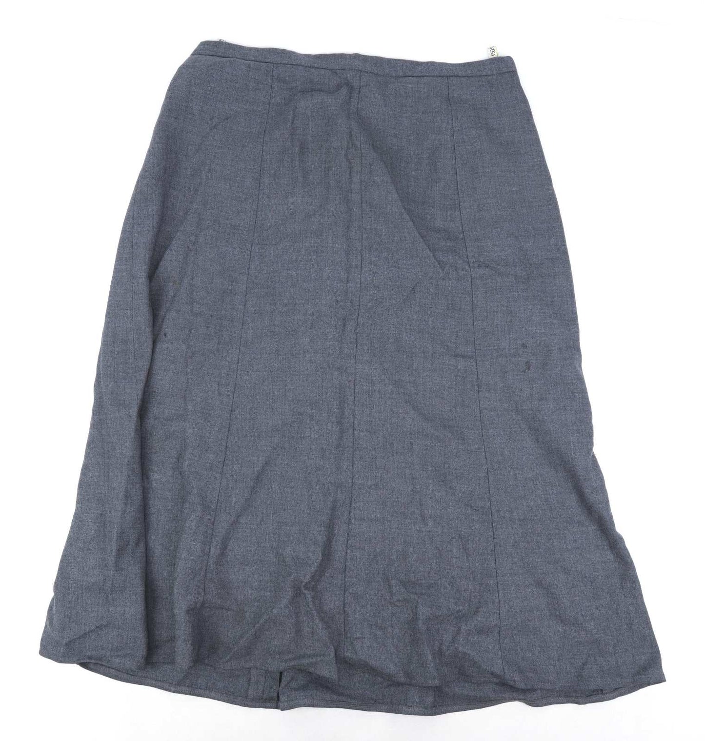 Eastex Womens Size 16 Wool Blend Grey Skirt (Regular)
