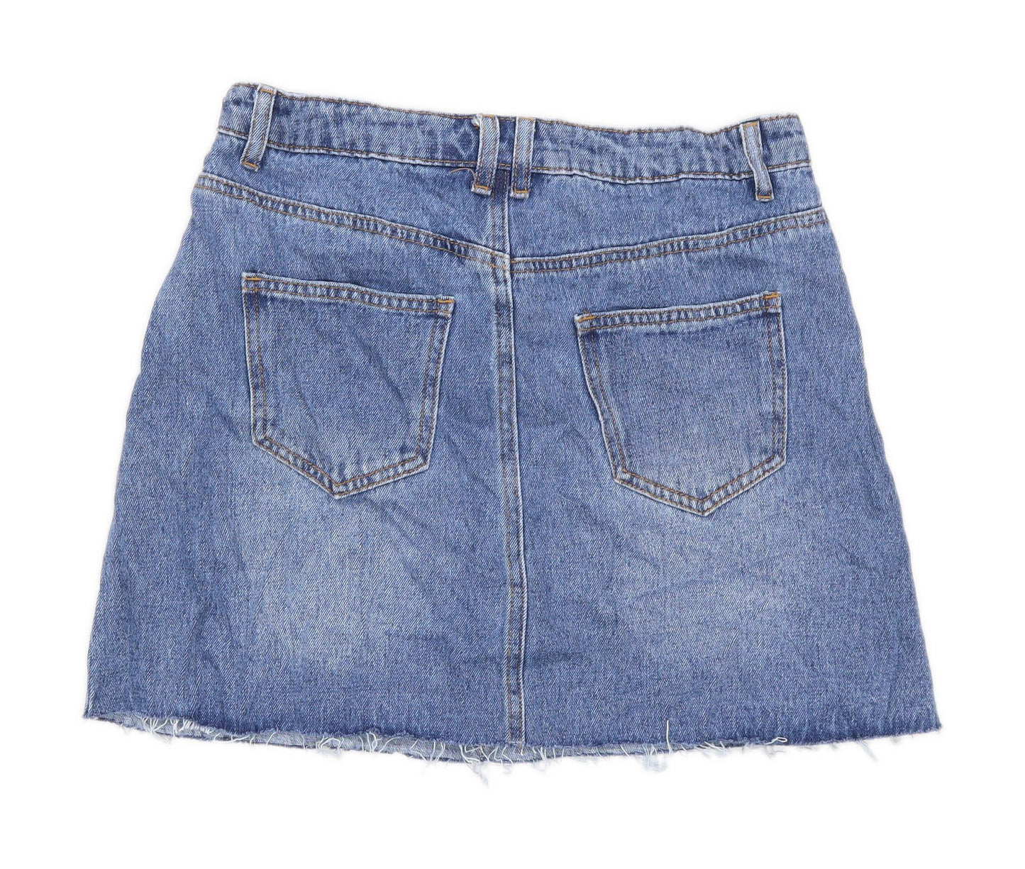 Denim Co Womens Size 12 Denim Blue Skirt (Regular)