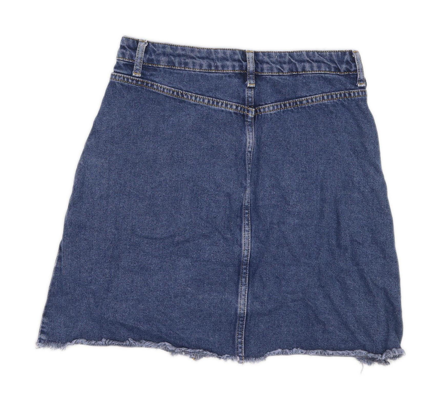 Denim Co Womens Size 10 Denim Blue A-Line Skirt (Regular)