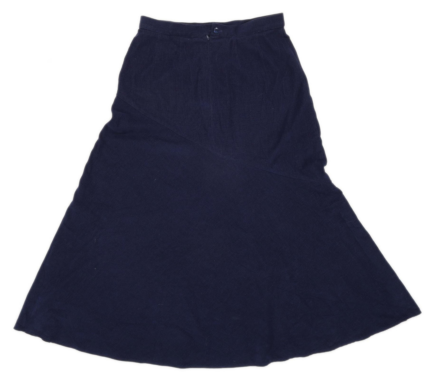 Double Two Womens Size 12 Corduroy Blue Skirt (Regular)