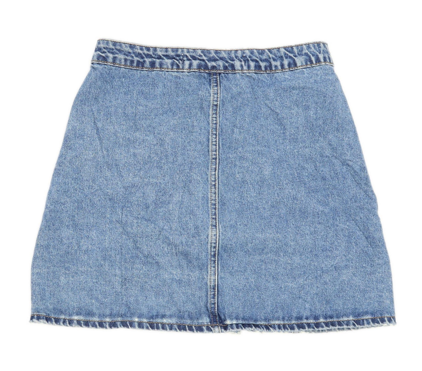 Denim Co Womens Size 10 Denim Blue A-Line Skirt (Regular)