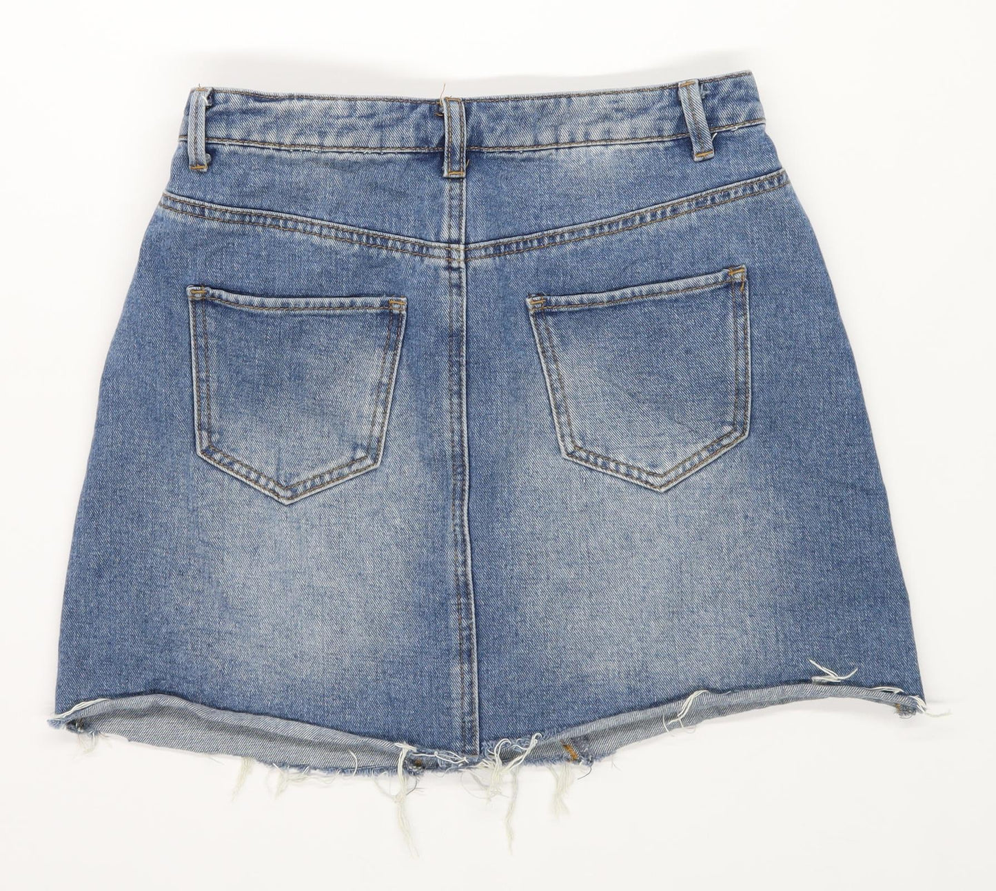 Denim Co Womens Size 8 Denim Blue Skirt (Regular)