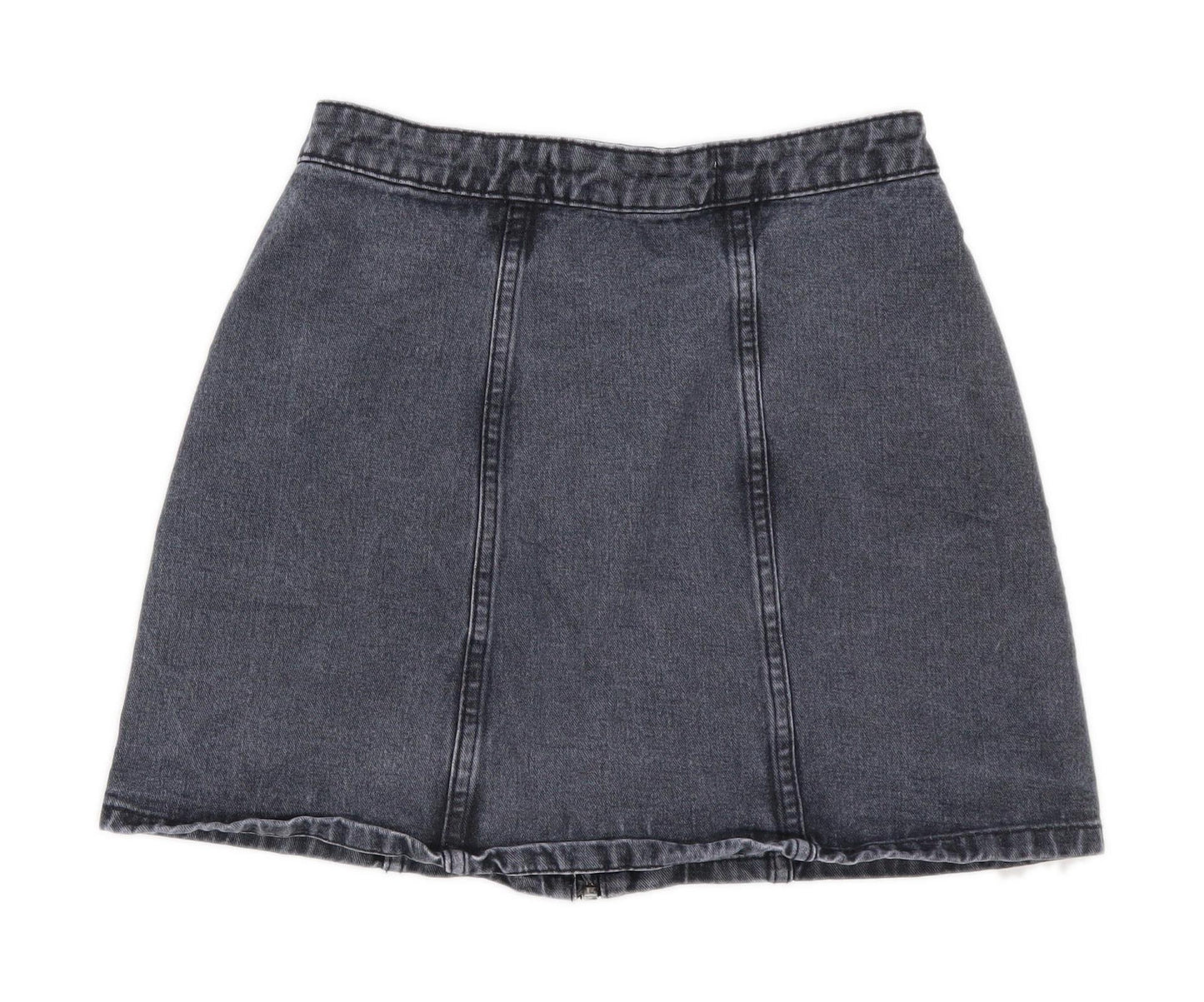 Denim Co Womens Size 6 Denim Grey Skirt (Regular)