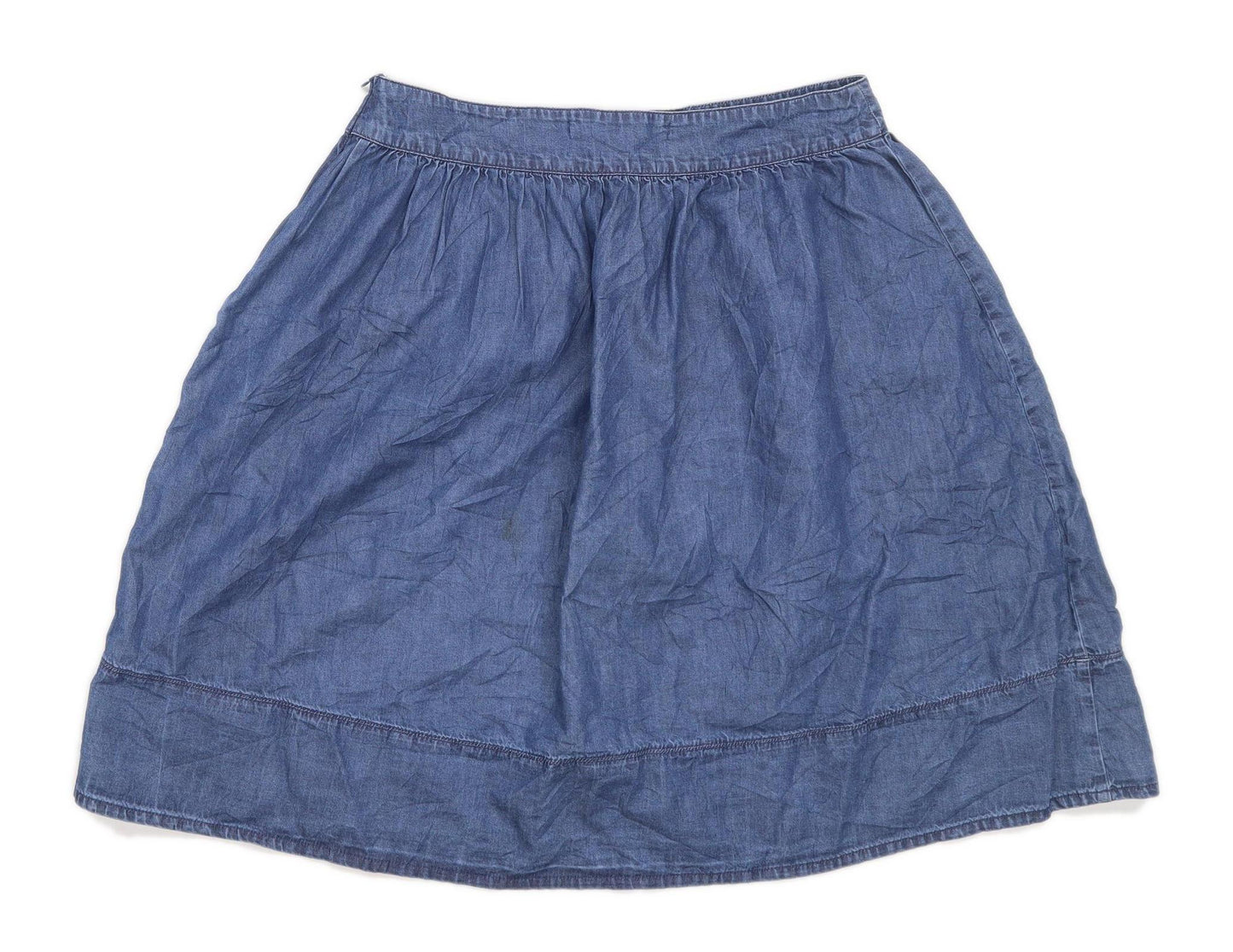 Ostin Womens Size S Denim Blue Skirt (Regular)