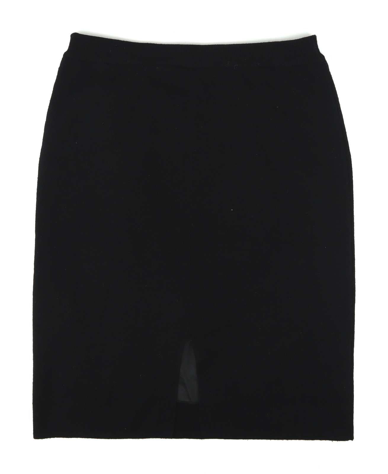 Emreco Womens Size 16 Black Wool Blend Skirt (Regular)