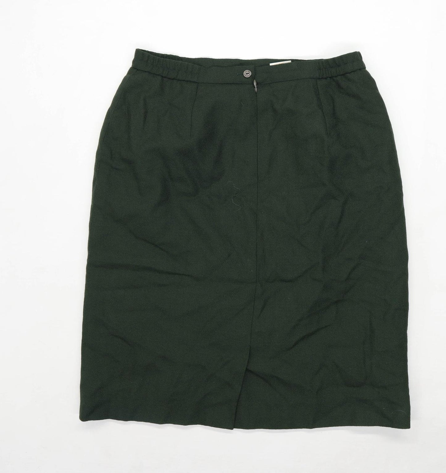 Eastex Womens Size 20 Wool Blend Green Pencil Skirt (Regular)
