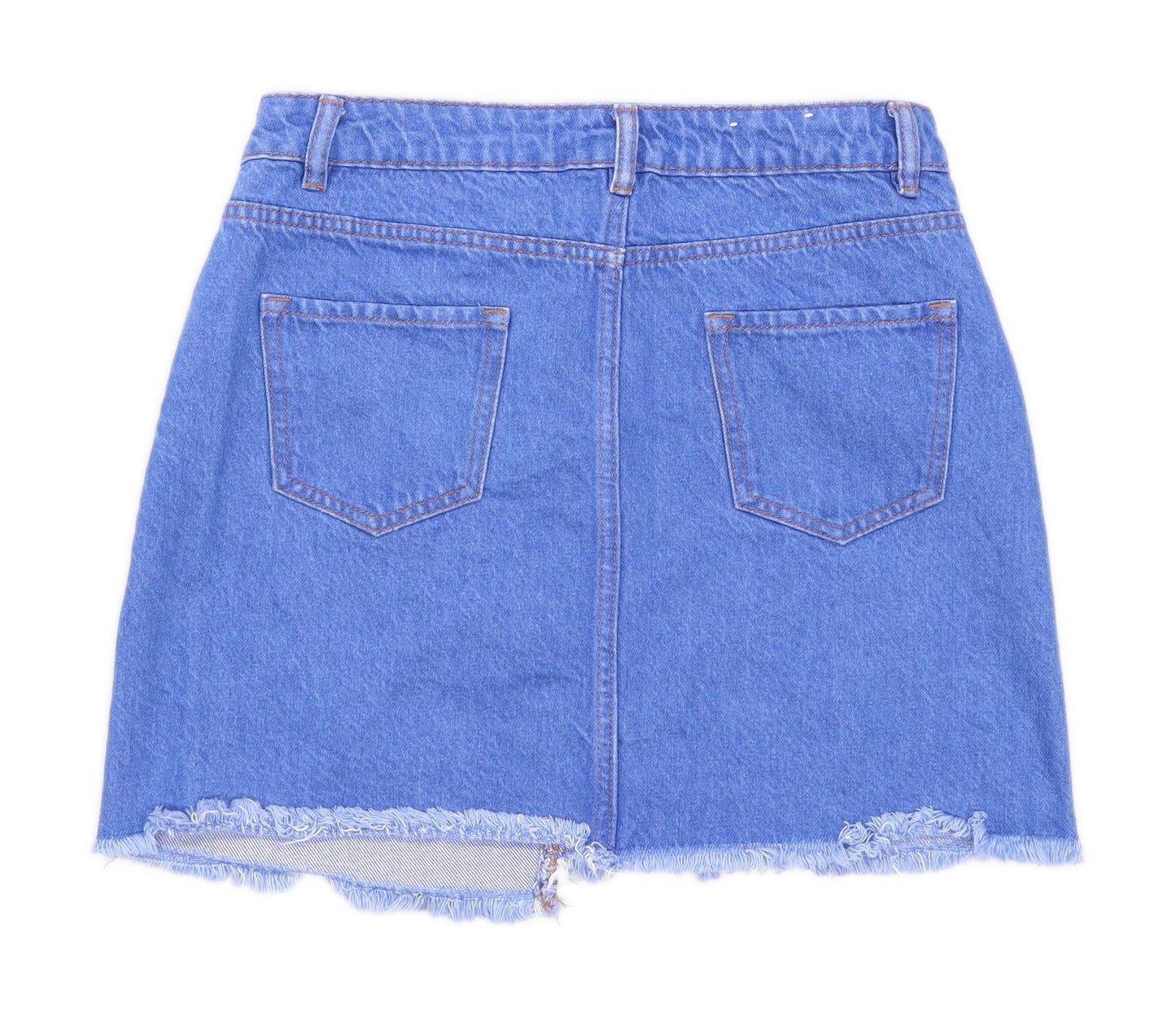 Denim Co Womens Size 12 Denim Blue Skirt (Regular)