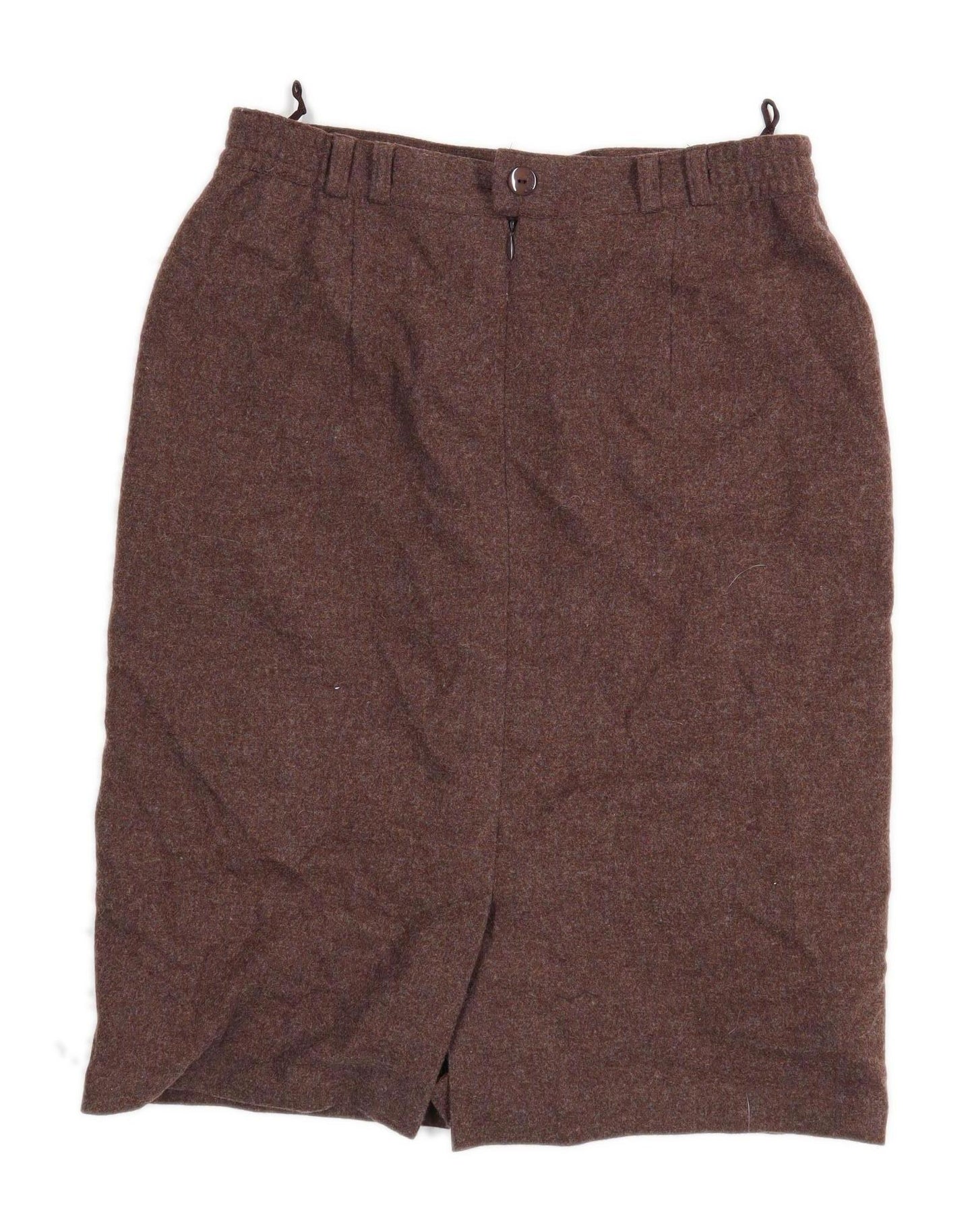 Bardehle Womens Size 16 Wool Brown Skirt (Regular)