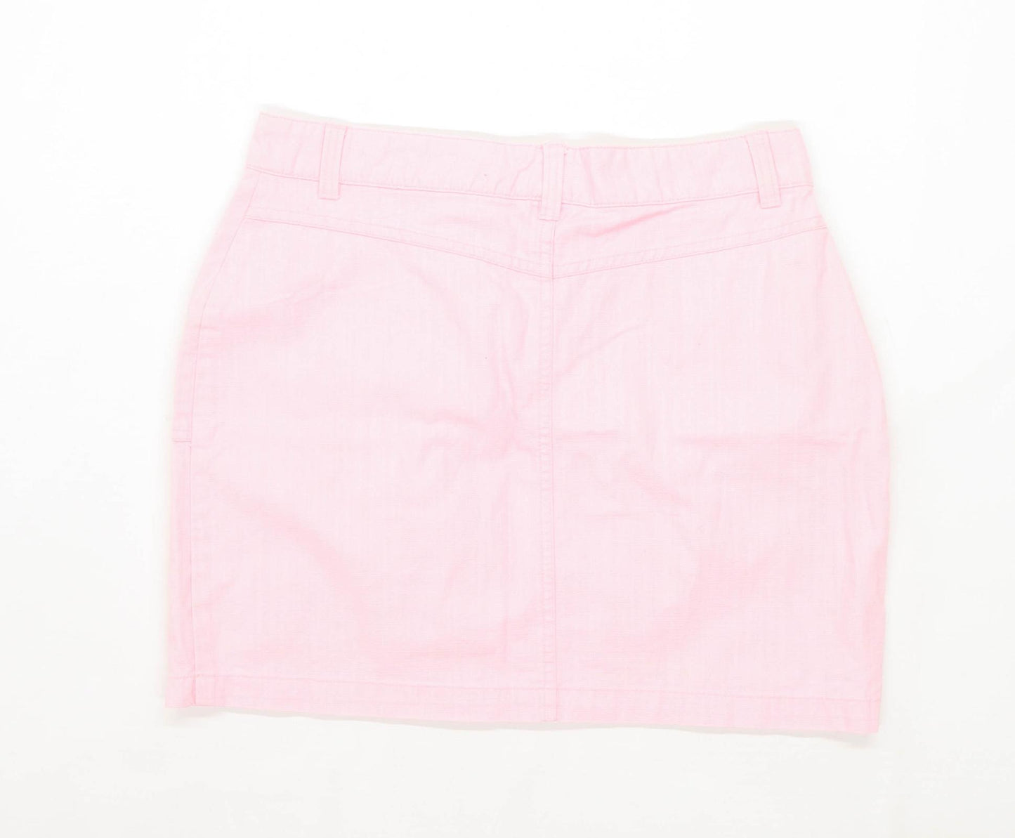 George Womens Size 12 Cotton Pink Skirt (Regular)