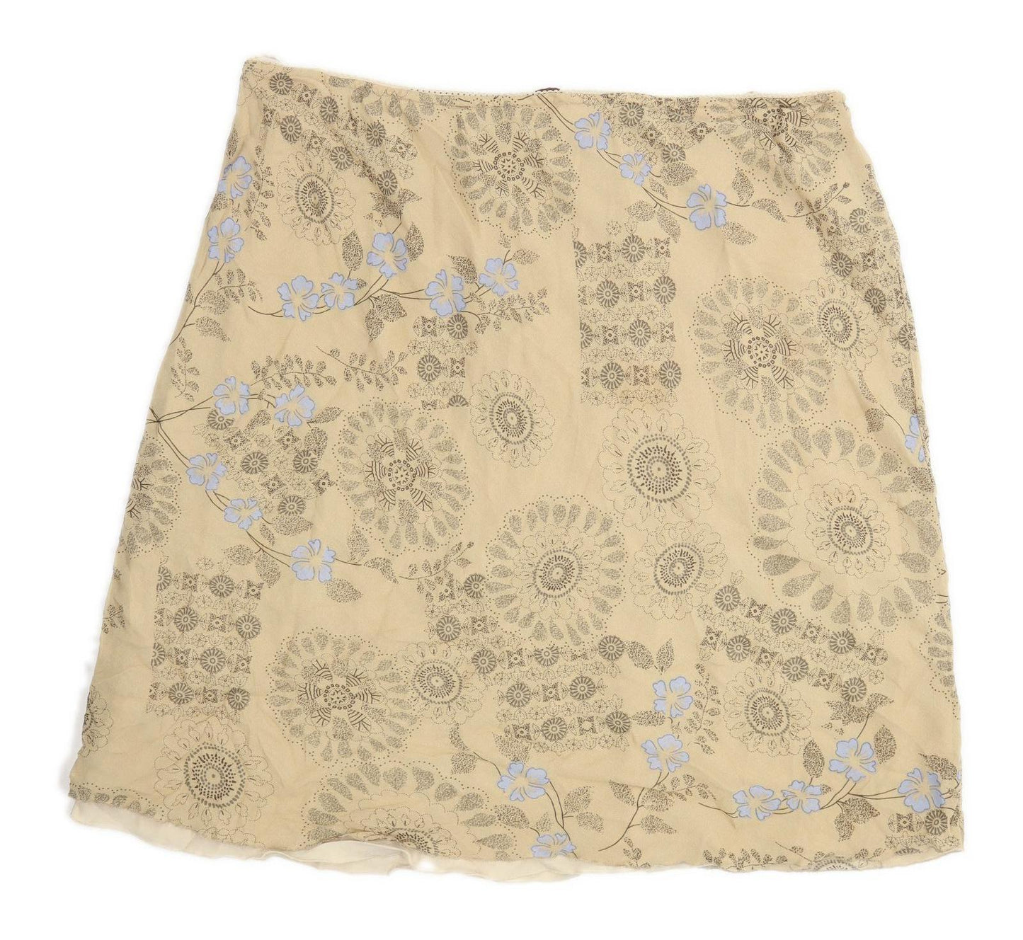 Bonmarche Womens Size 24 Beige Skirt (Regular)