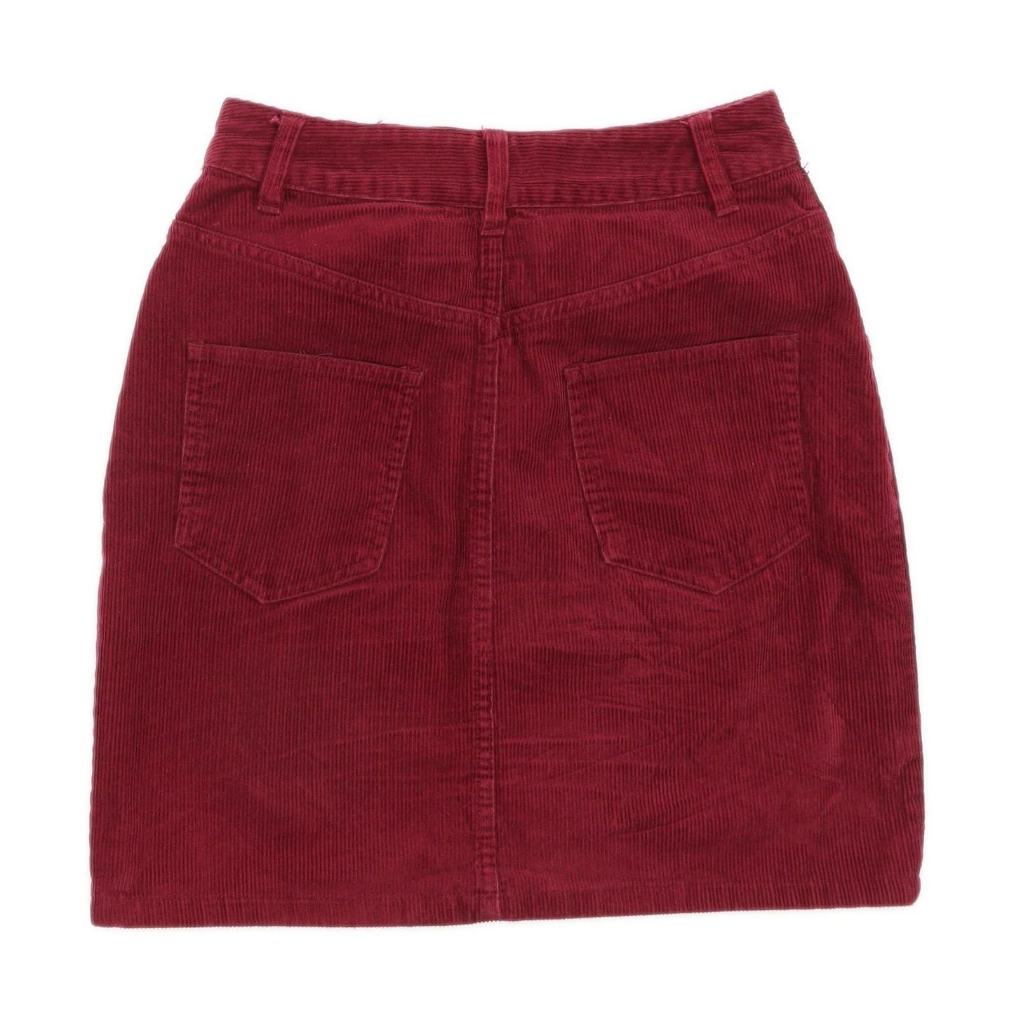 Asos Womens Size 6 Corduroy Burgundy Skirt (Regular)