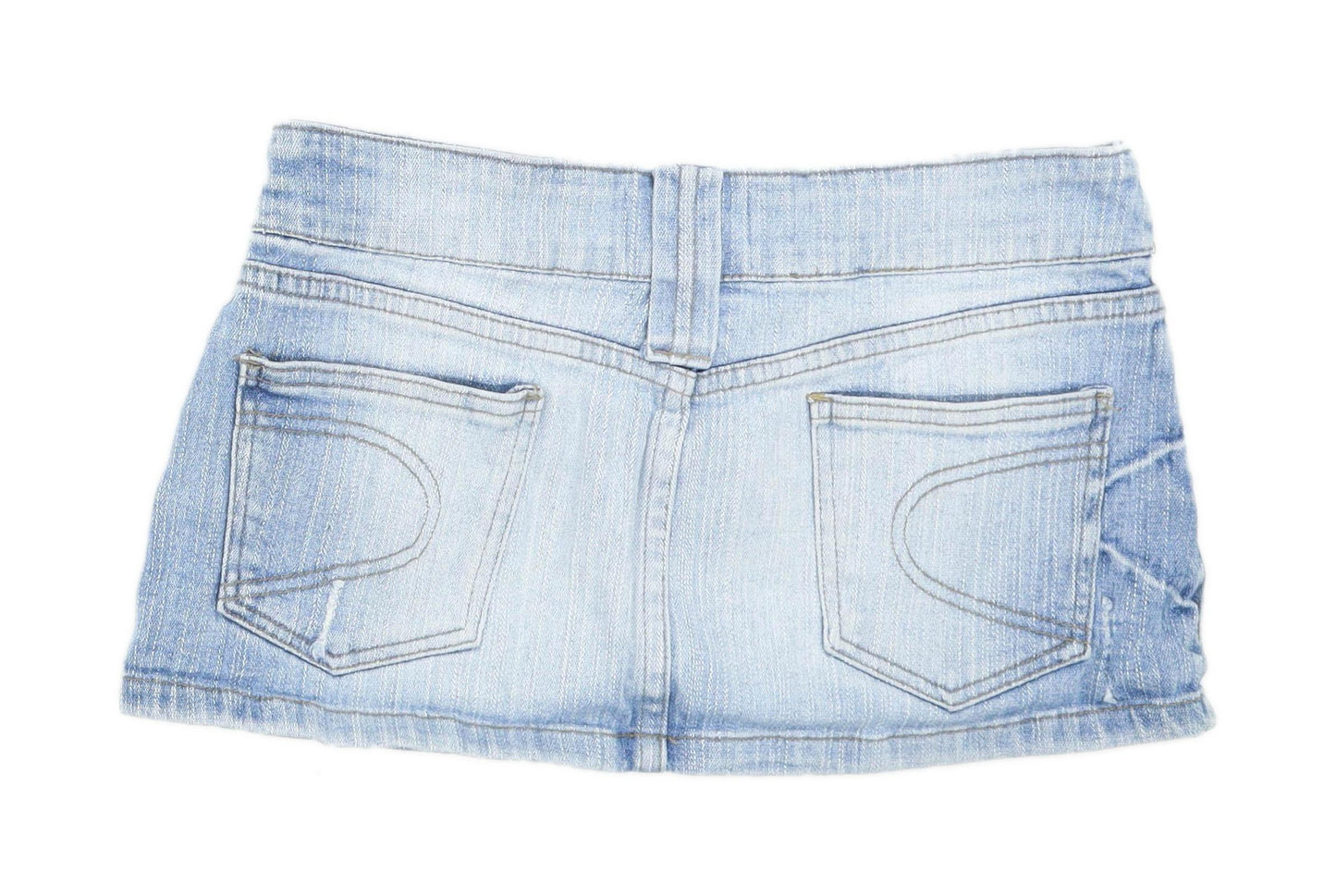 Parisian Womens Size 10 Denim Blue Skirt (Regular)
