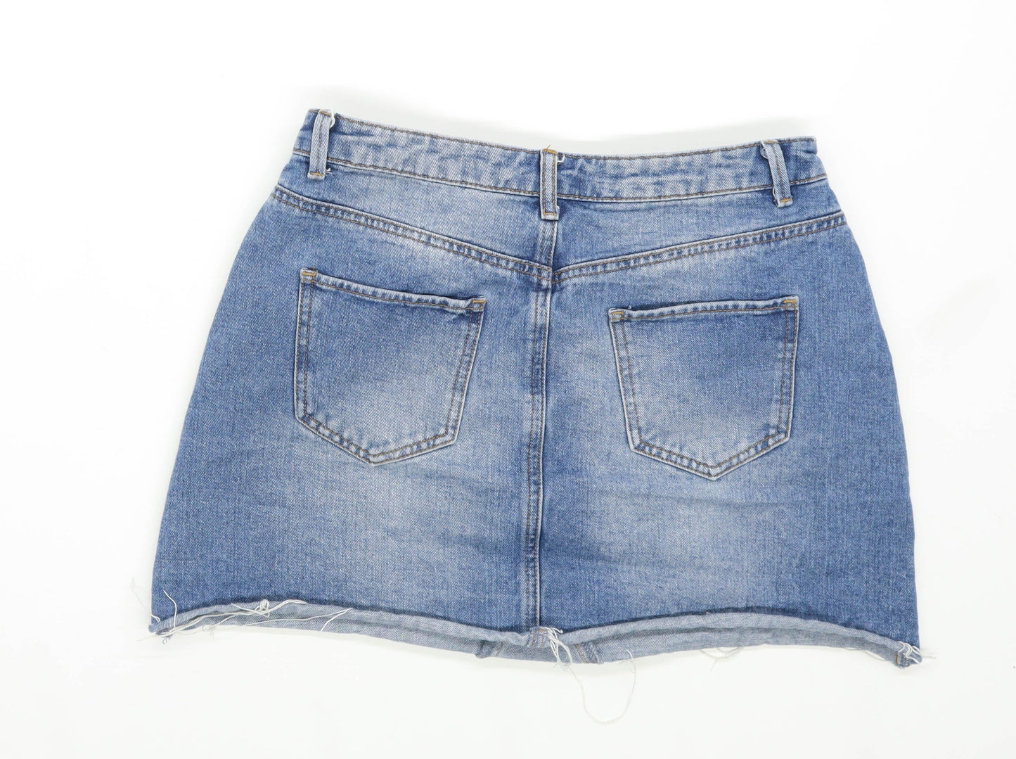 Denim Co Womens Size 12 Denim Blue Skirt (Regular)