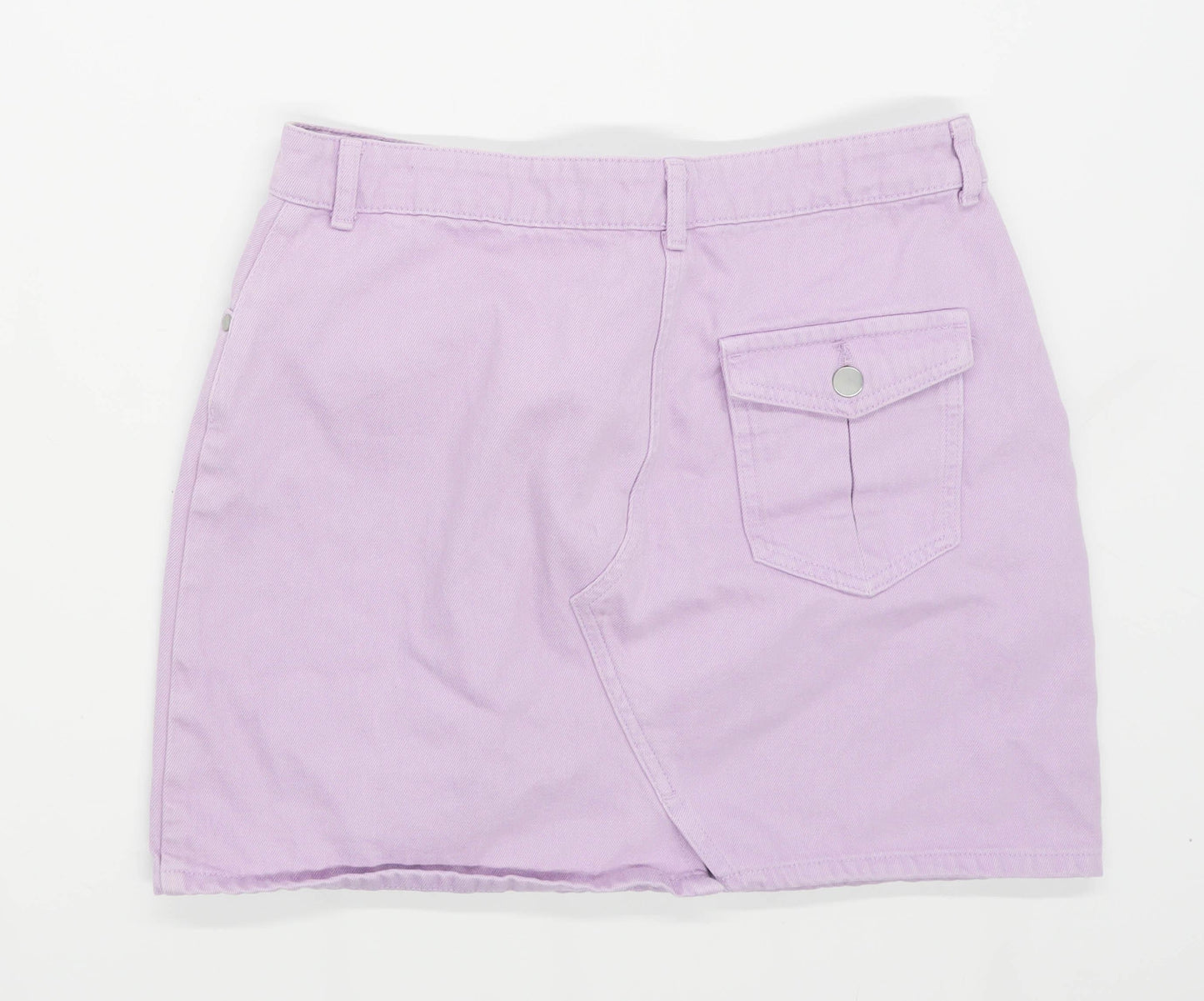 By Henry Holland Womens Size 17 Denim Purple Skirt (Regular)