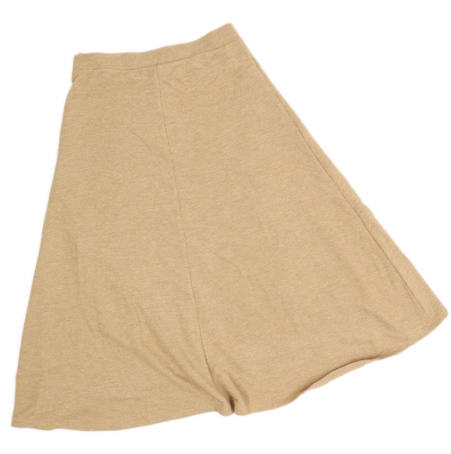 Marks & Spencer Womens Size 12 Beige Flare Skirt (Regular)