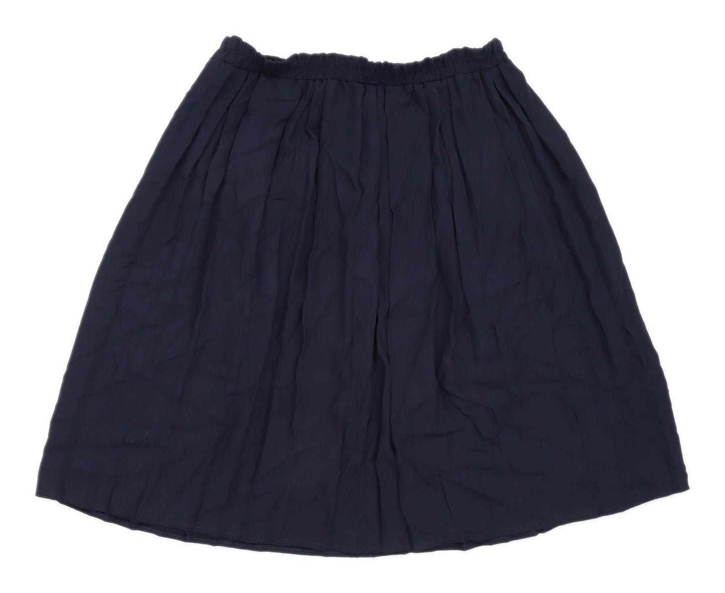 Preworn Womens Size 18 Blue Pleated Skirt (Regular)