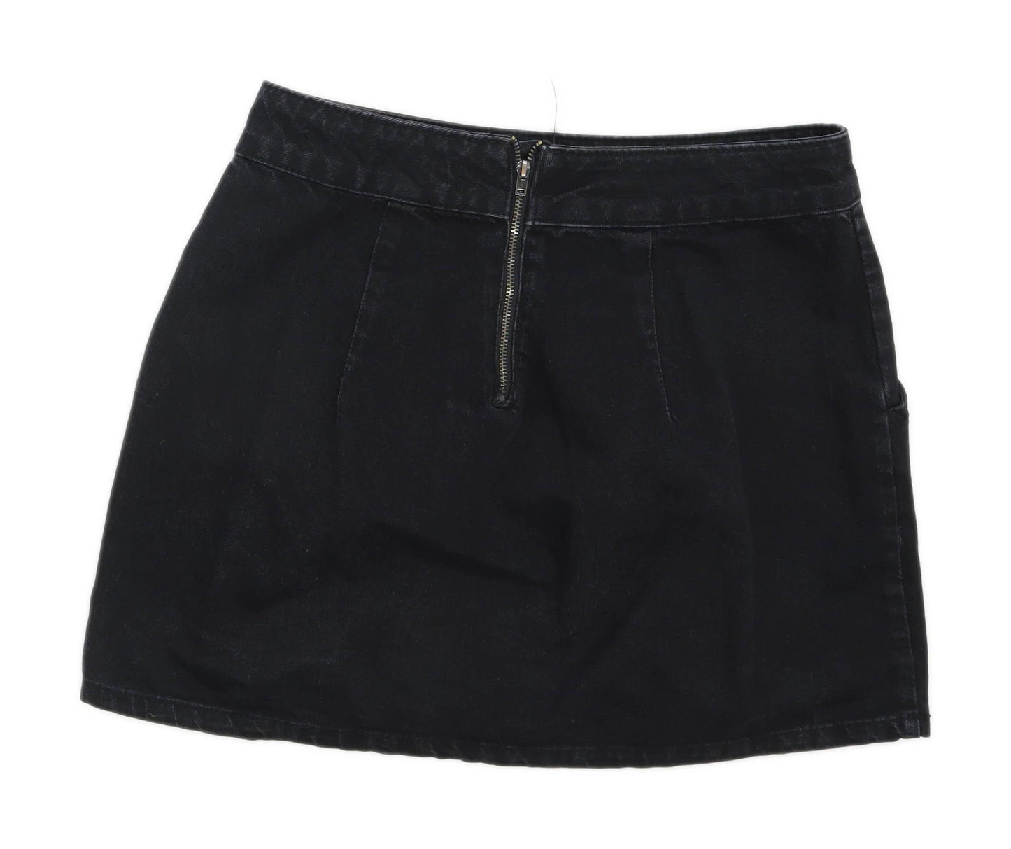 Denim Co Womens Size 10 Denim Black Skirt (Regular)