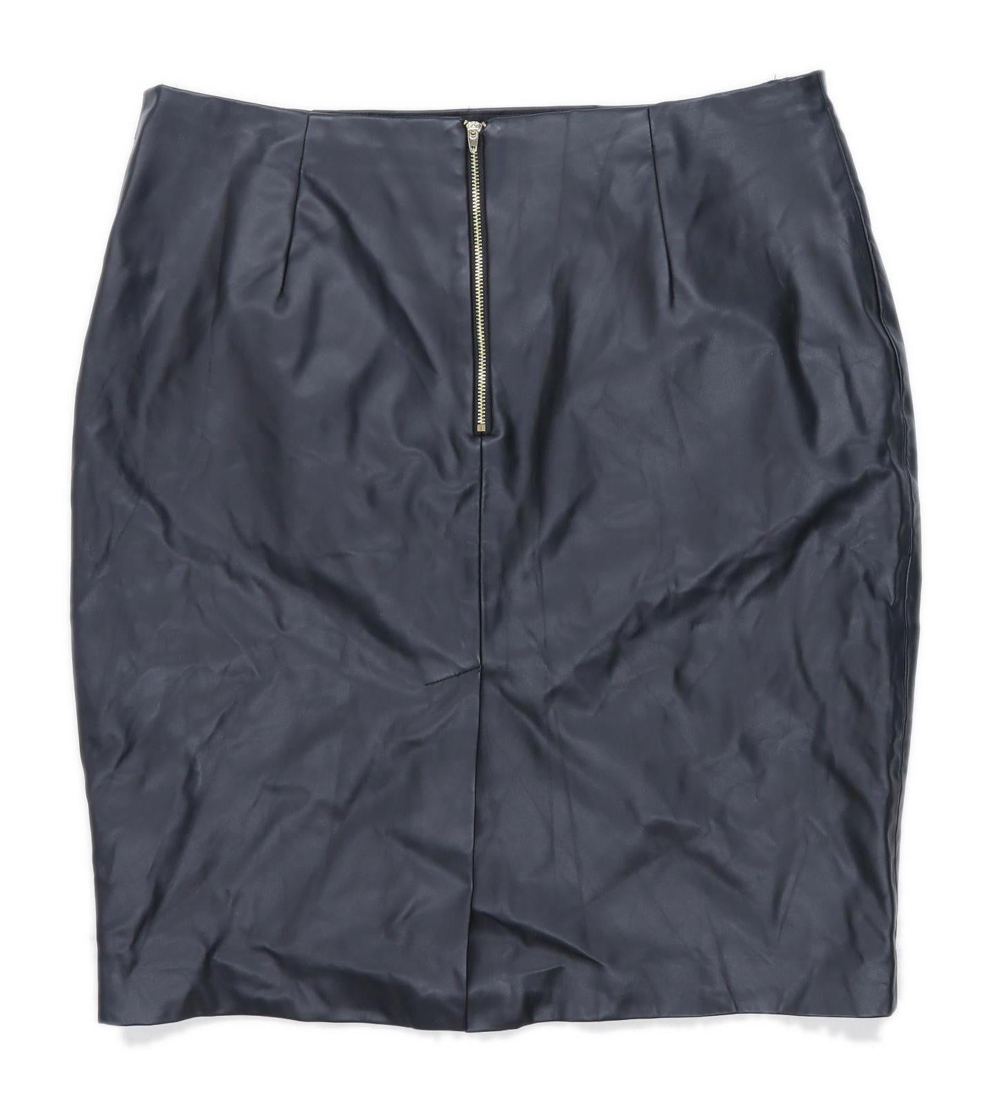 Papaya Womens Size 18 Black Pencil Skirt (Regular)