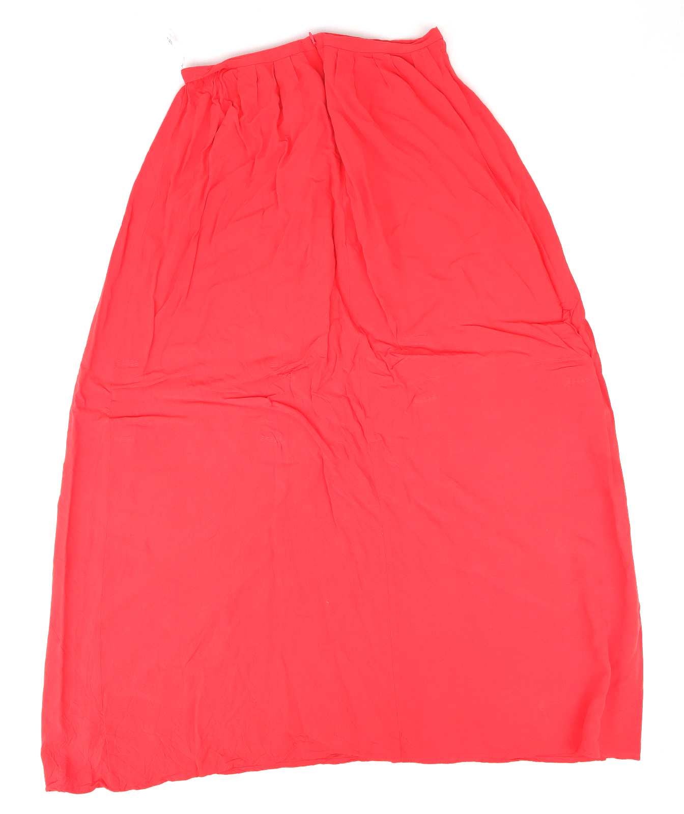 New Look Womens Size 10 Red Skirt (Regular)