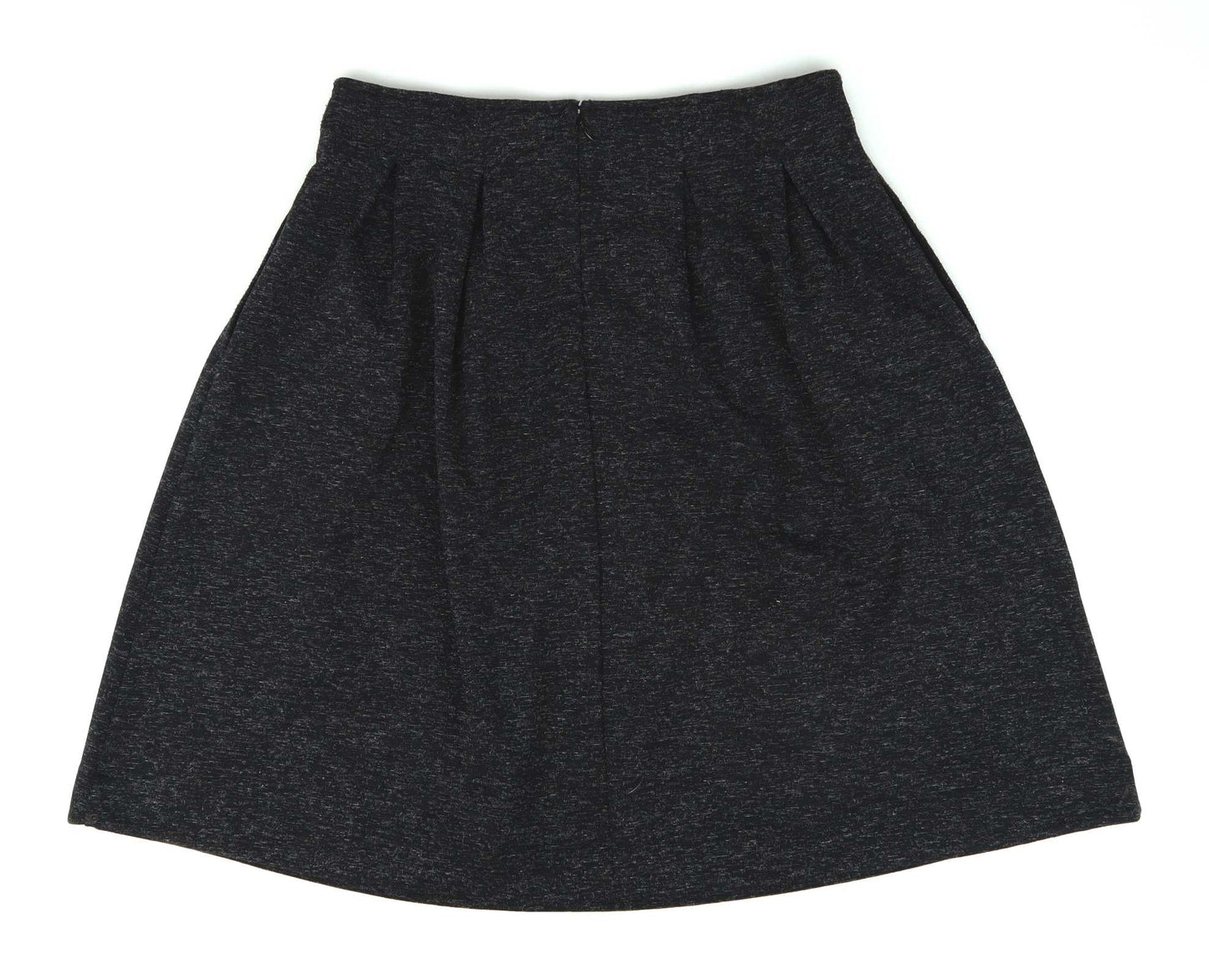Lands End Womens Size 10 Grey Textured Skirt (Regular)