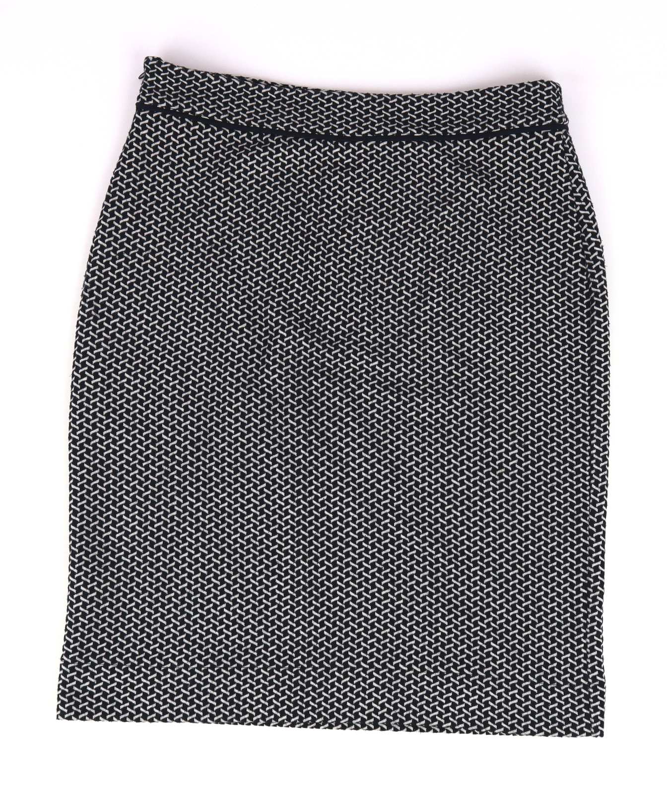 Dickins & Jones Womens Size 12 Blue Geometric Pencil Skirt (Regular)